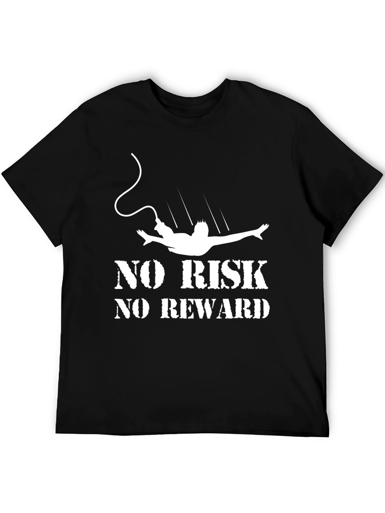 No Risk No Reward Bungee Jumping T-Shirt