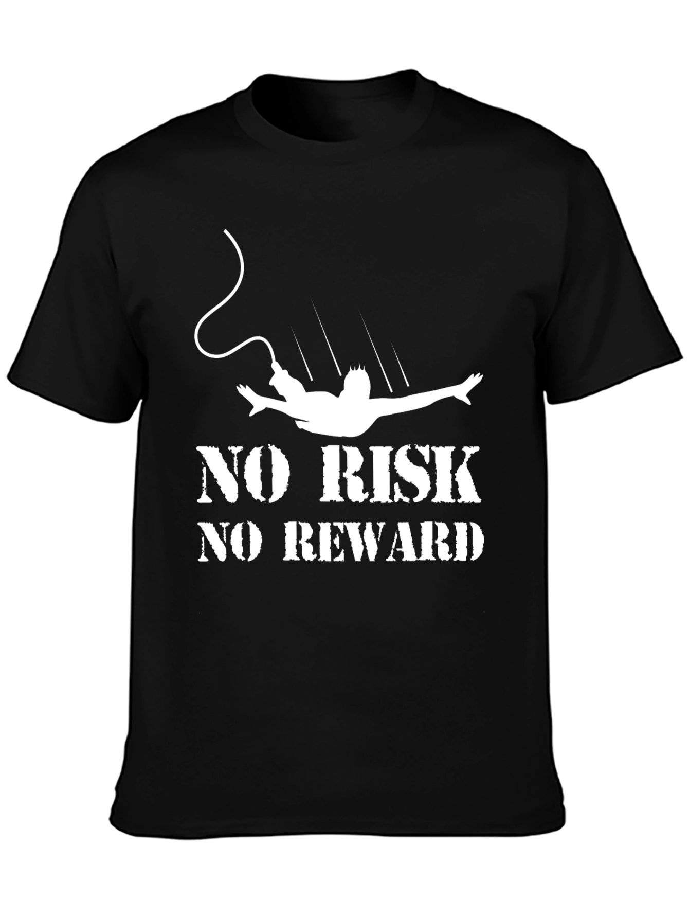 No Risk No Reward Bungee Jumping T-Shirt
