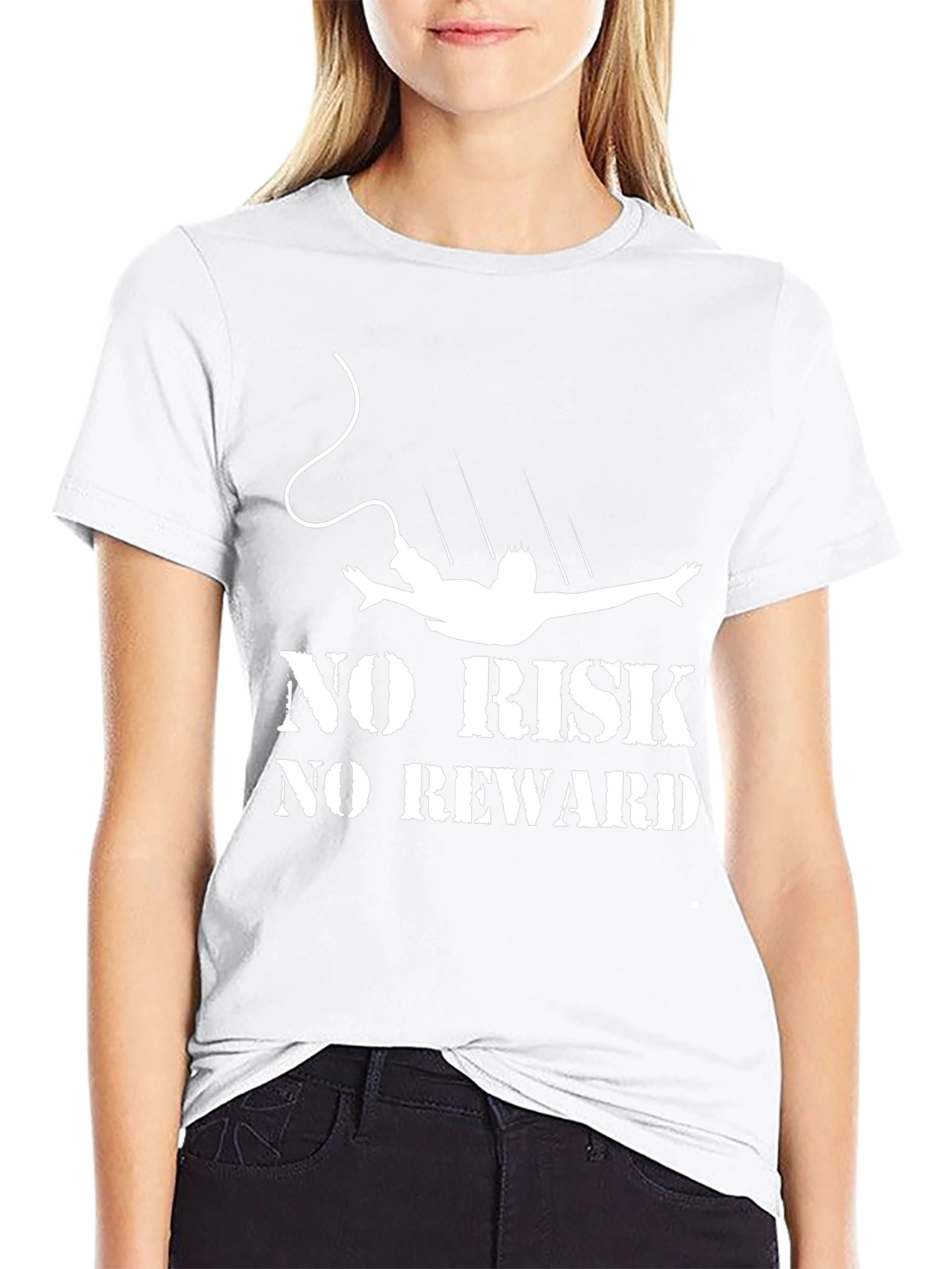 No Risk No Reward Bungee Jumping T-Shirt