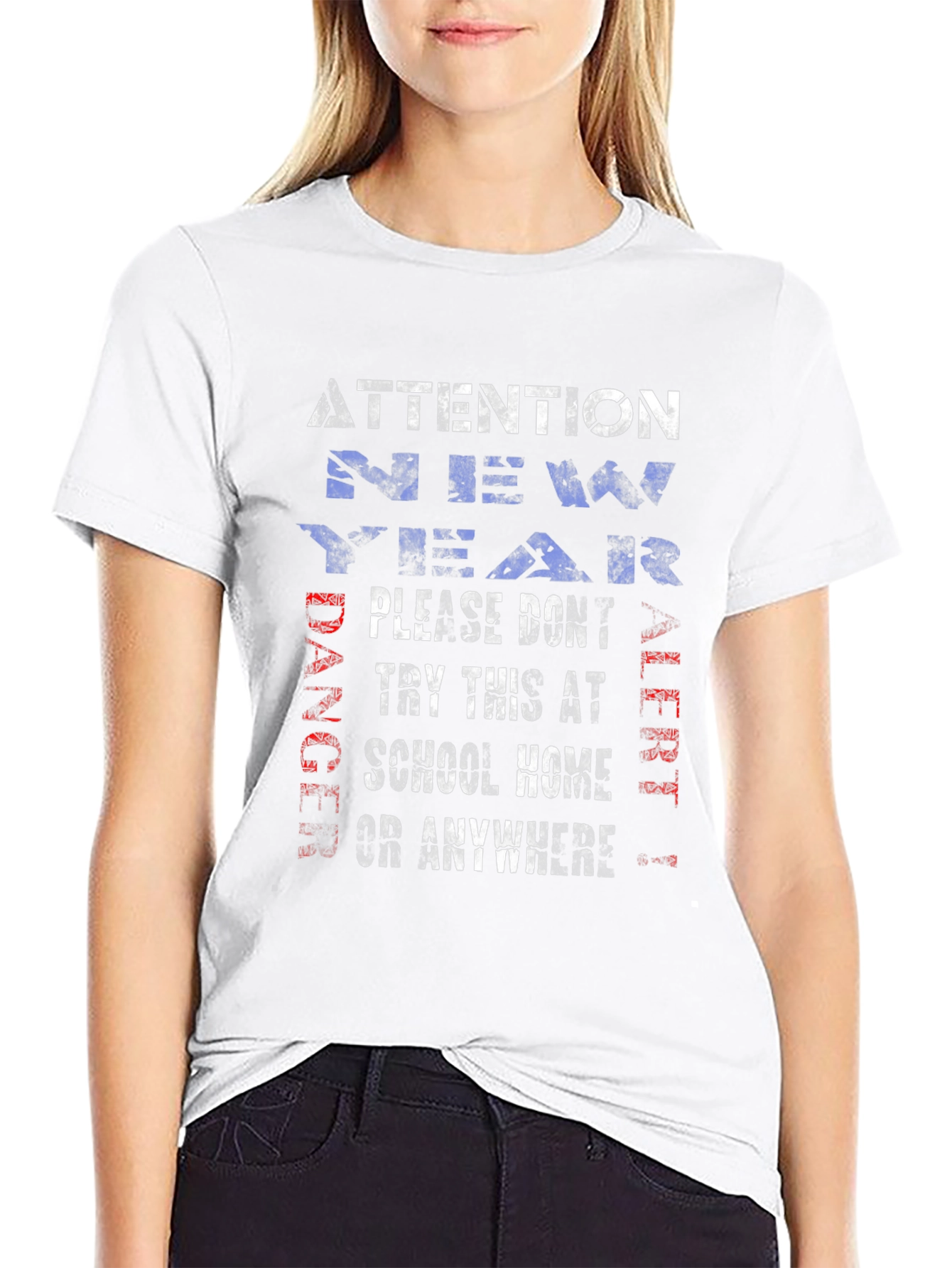 Attention T-Shirt: Danger Alert - Try This at School