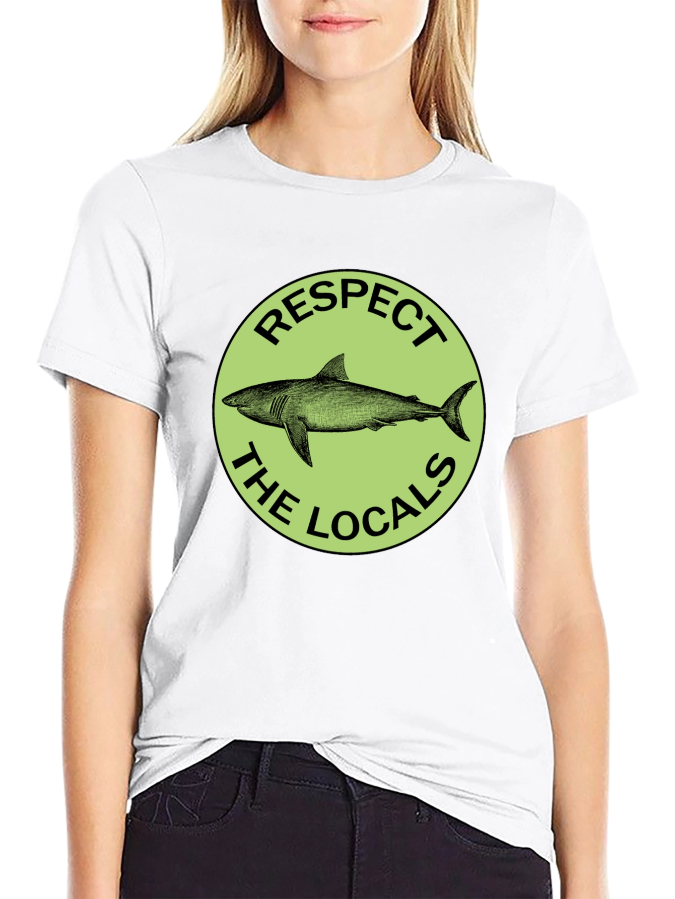 Respect the Locals Shark Graphic Tee