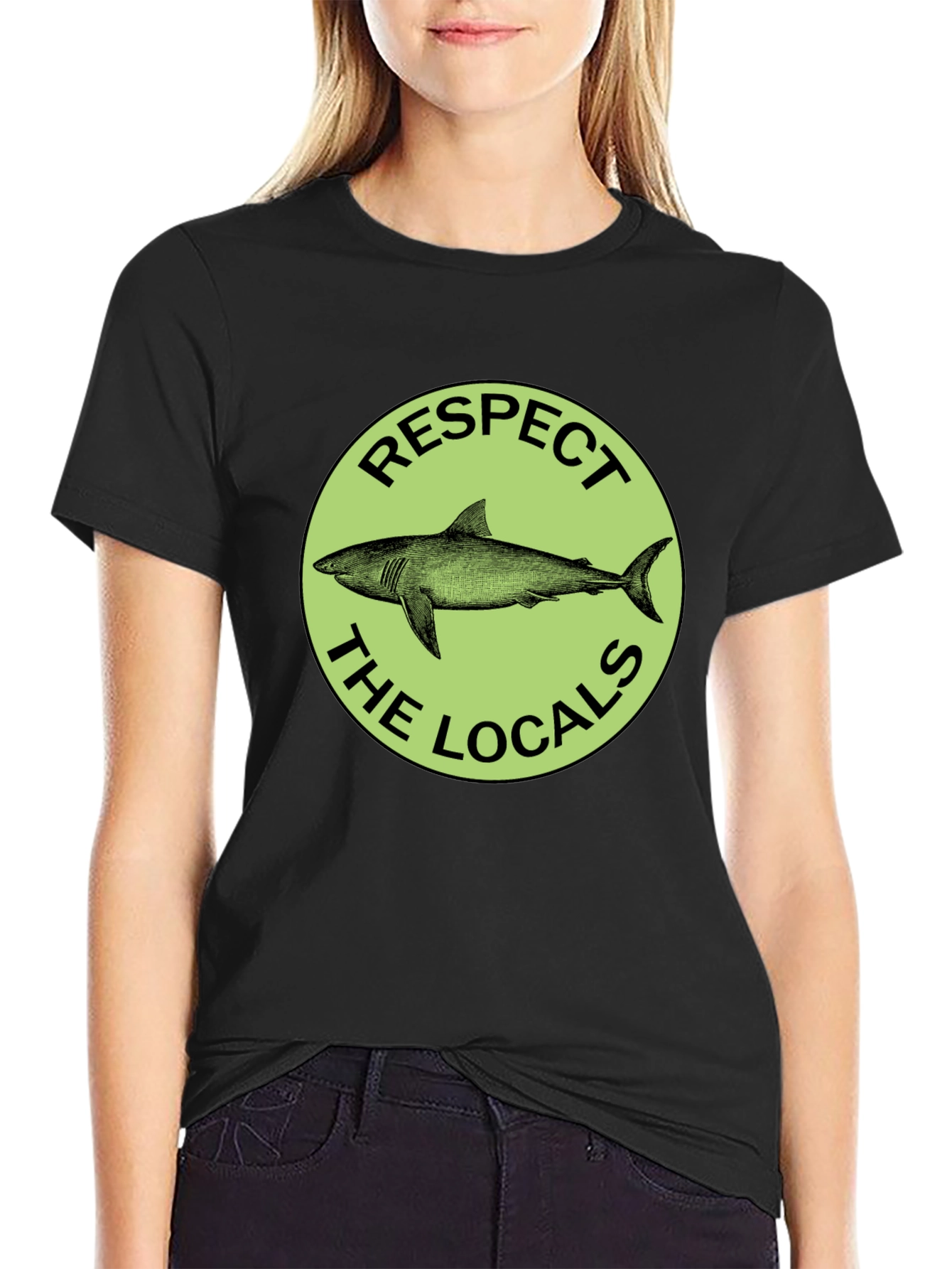 Respect the Locals Shark Graphic Tee