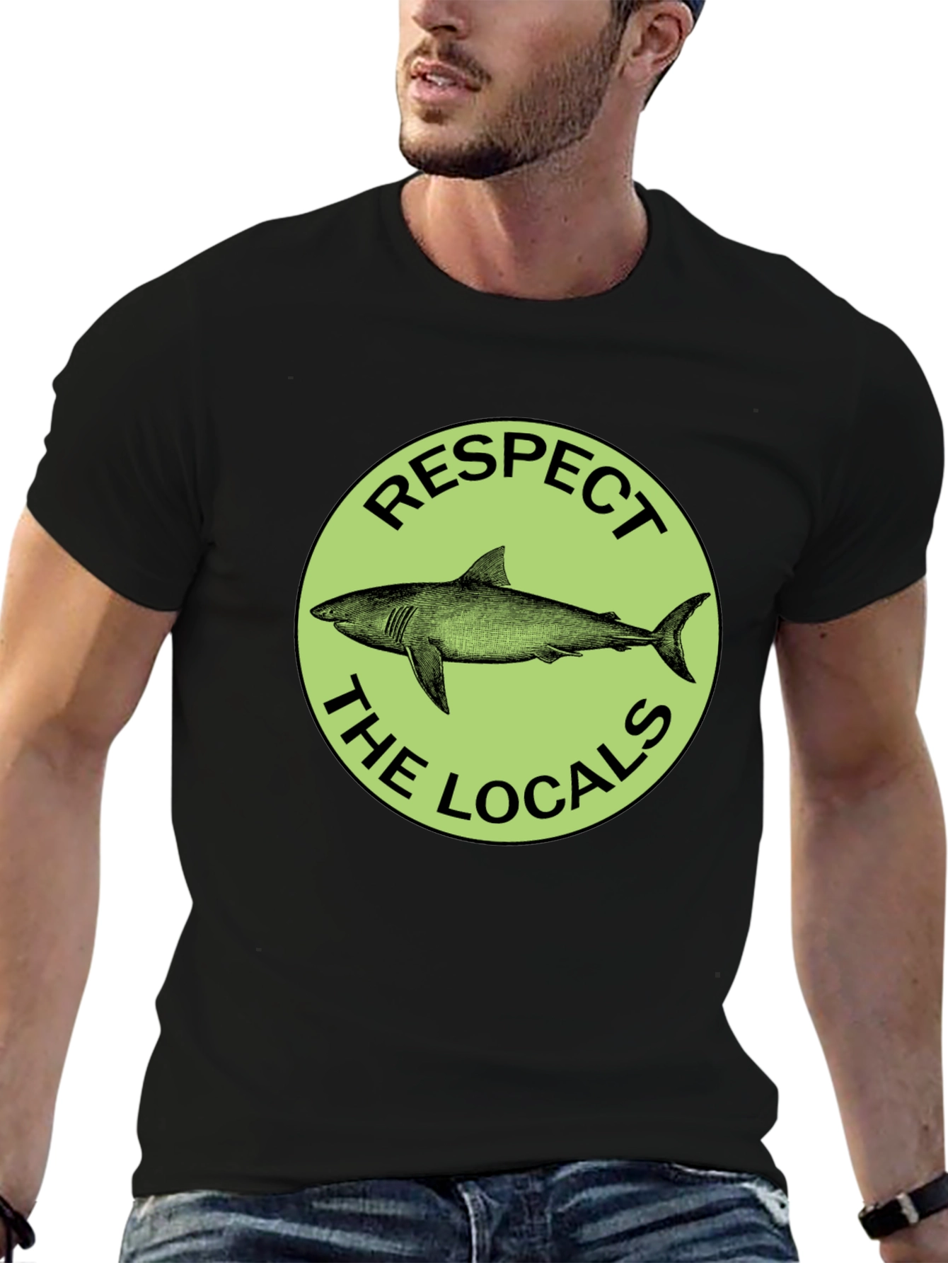 Respect the Locals Shark Graphic Tee