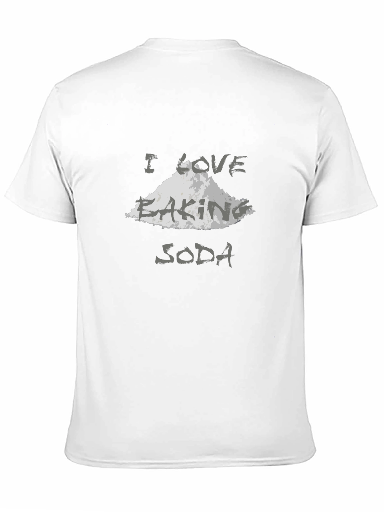I Love Baking Soda Graphic T-Shirt - Black