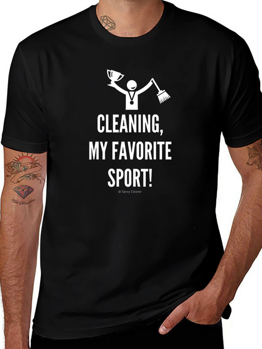 Cleaning is My Favorite Sport T-Shirt