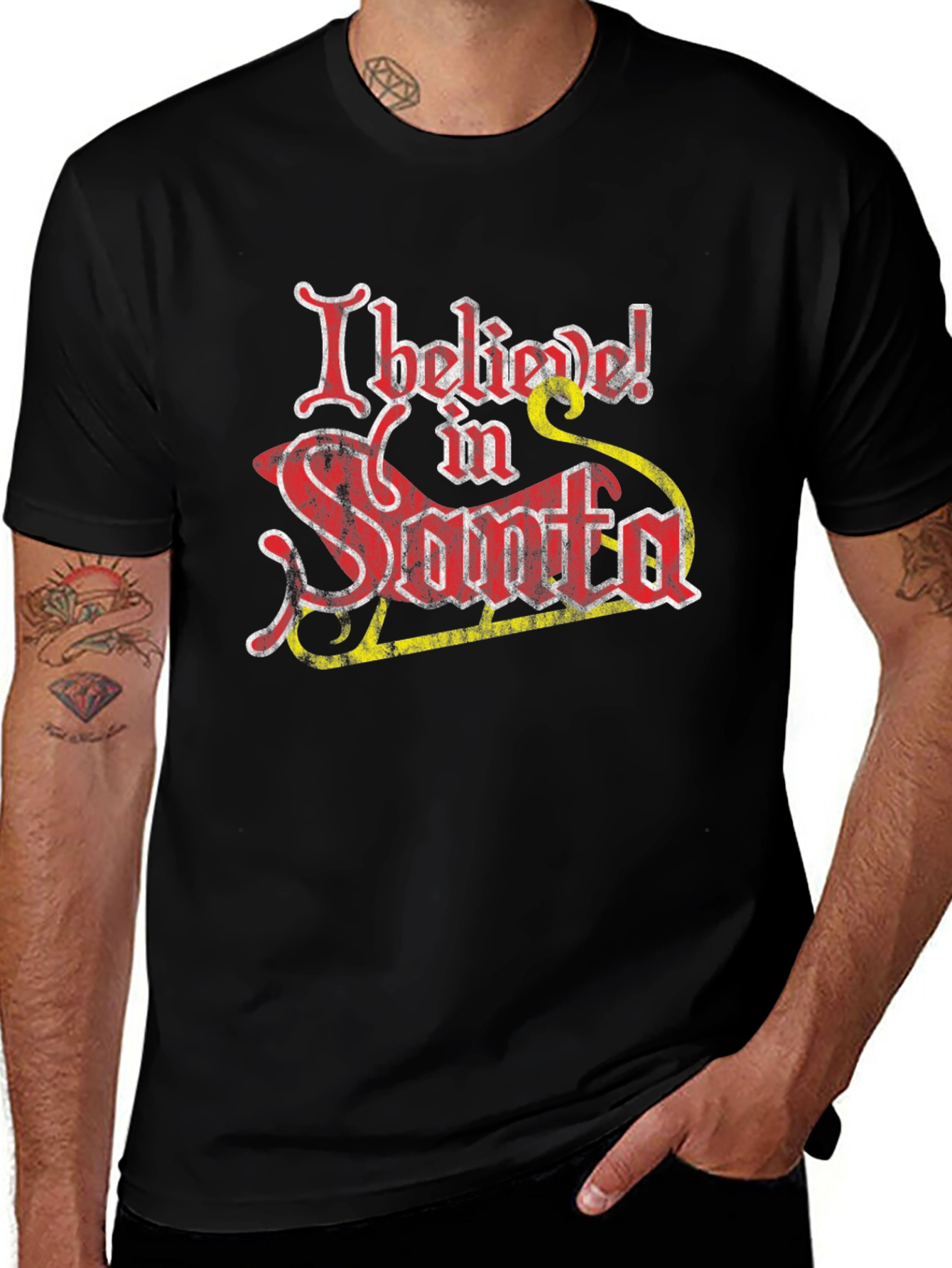 I Believe In Santa Graphic Tee