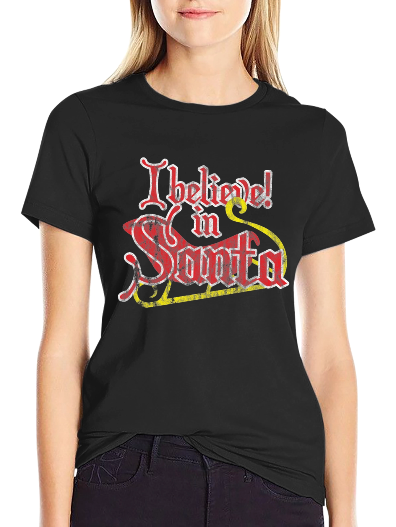 I Believe In Santa Graphic Tee
