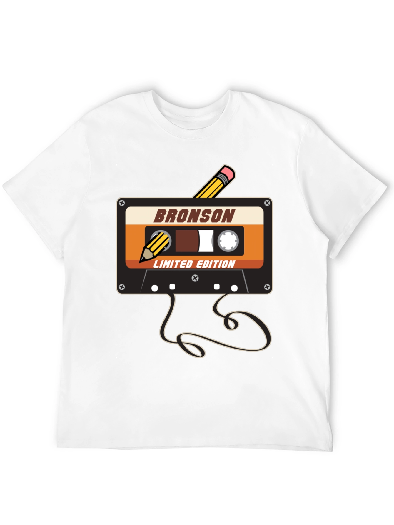 Retro Cassette Tape T-Shirt - Bronson Limited Edition