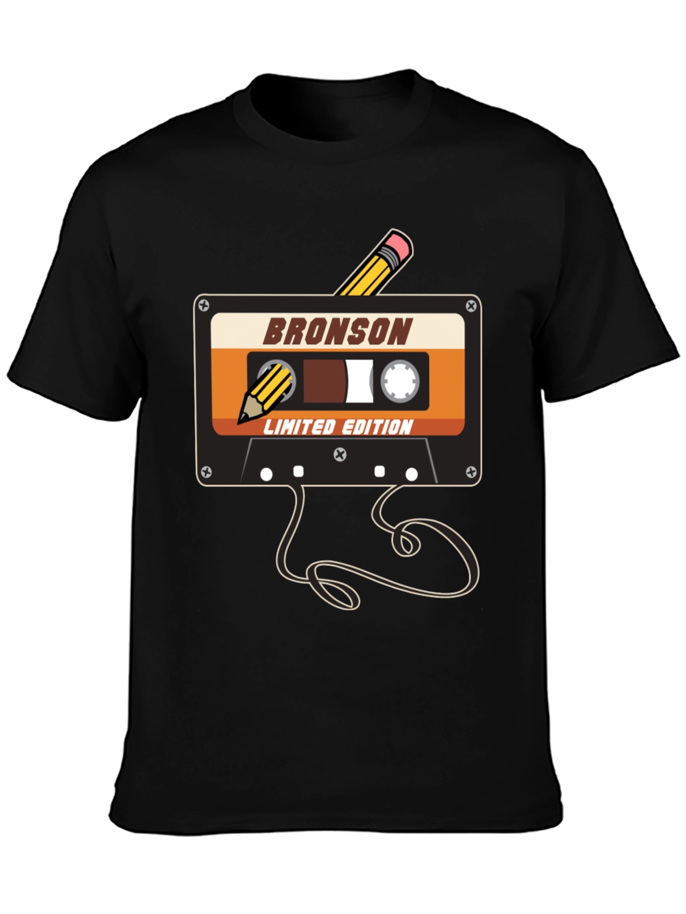 Retro Cassette Tape T-Shirt - Bronson Limited Edition