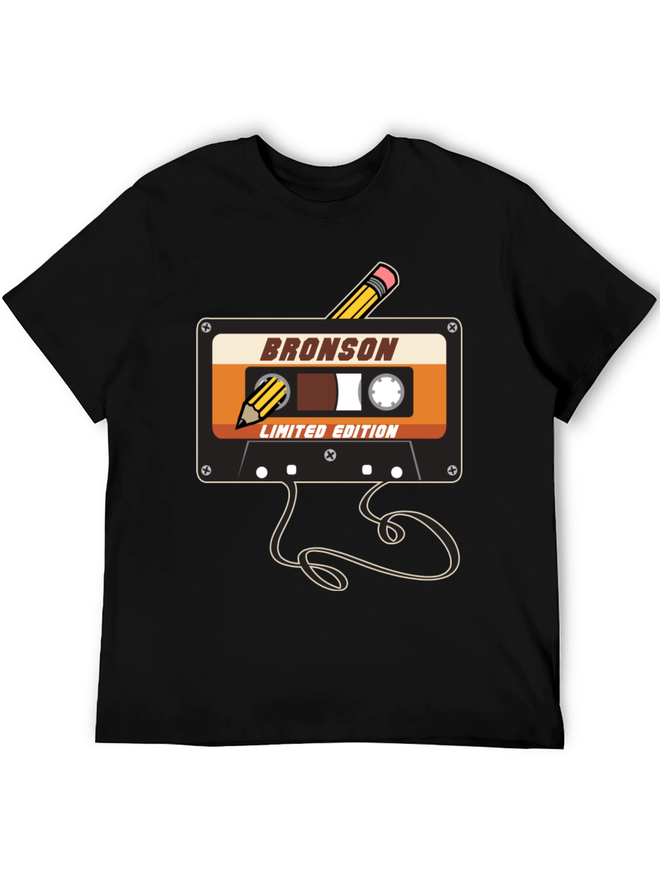 Retro Cassette Tape T-Shirt - Bronson Limited Edition