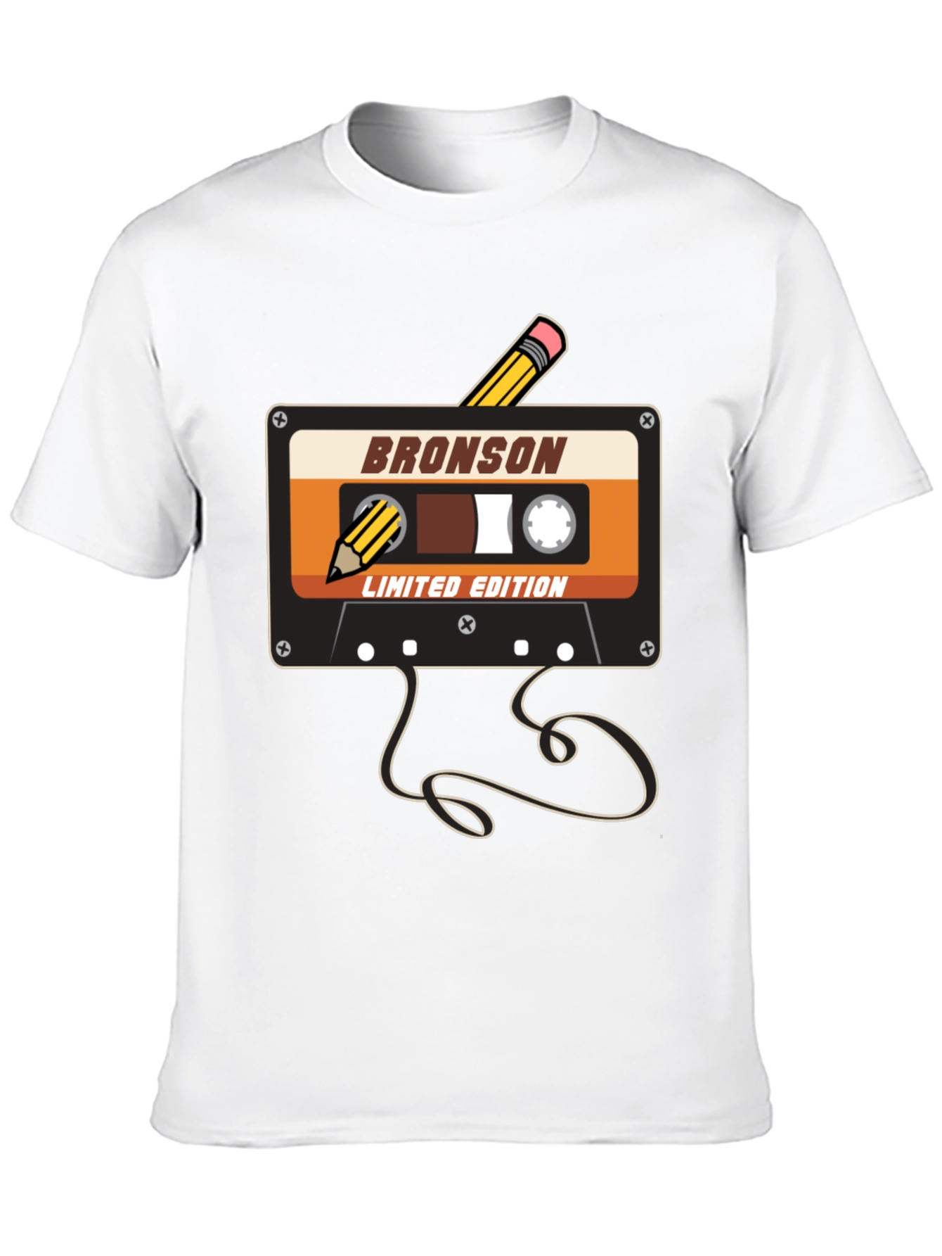 Retro Cassette Tape T-Shirt - Bronson Limited Edition