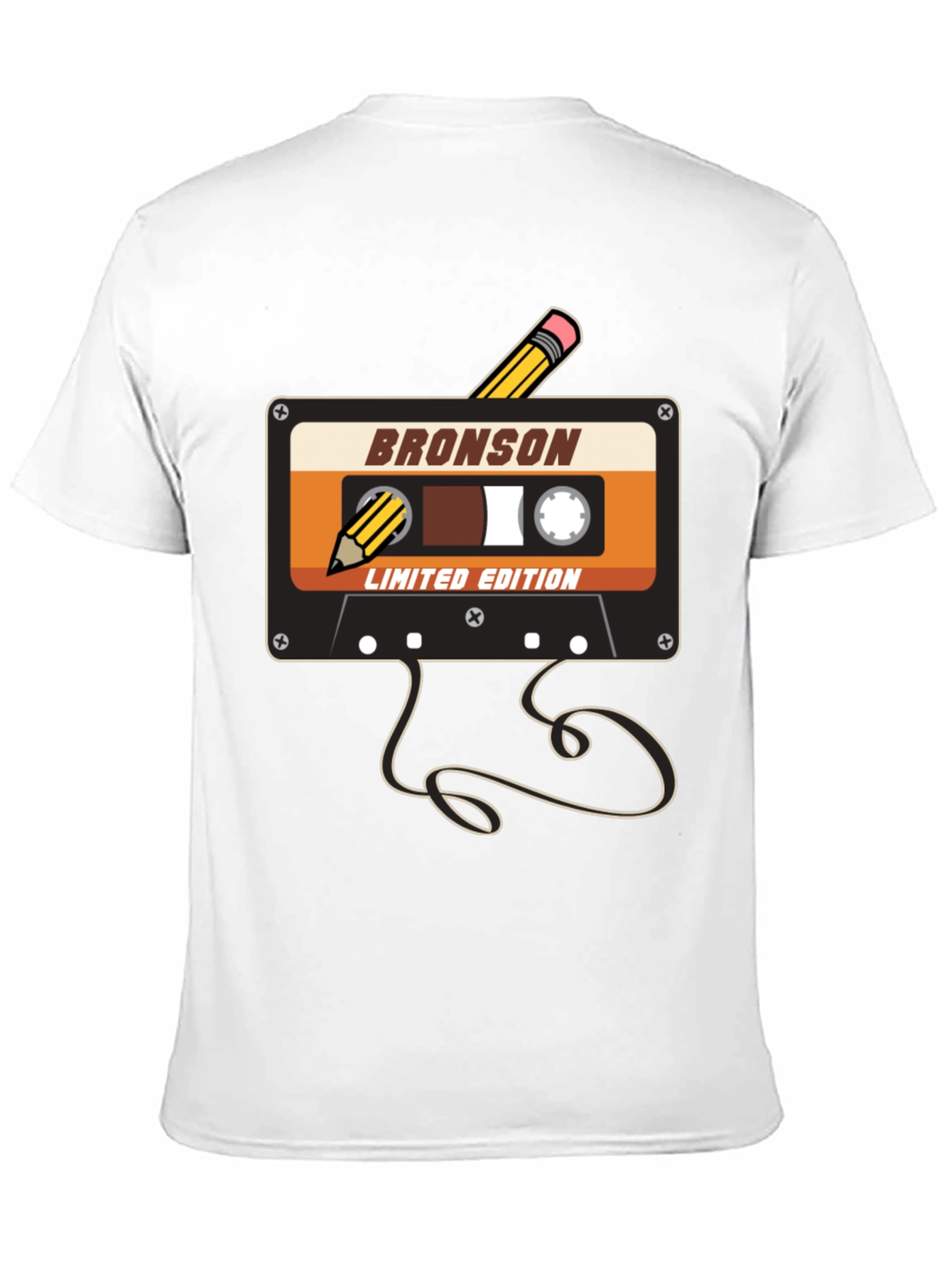 Retro Cassette Tape T-Shirt - Bronson Limited Edition