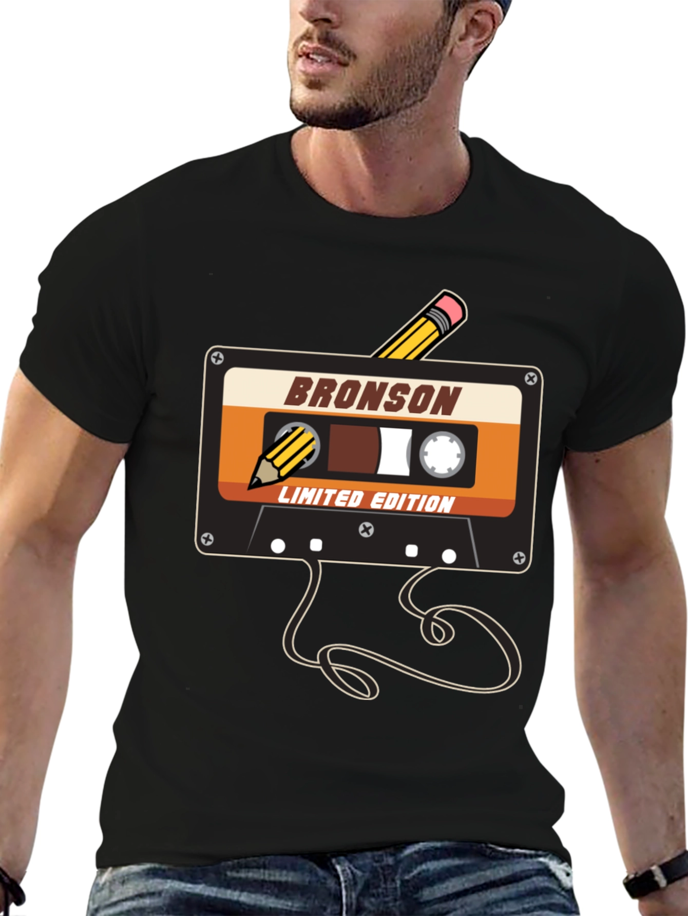 Retro Cassette Tape T-Shirt - Bronson Limited Edition