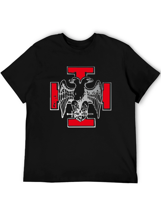 Knights Templar T-Shirt - Double Headed Eagle Design