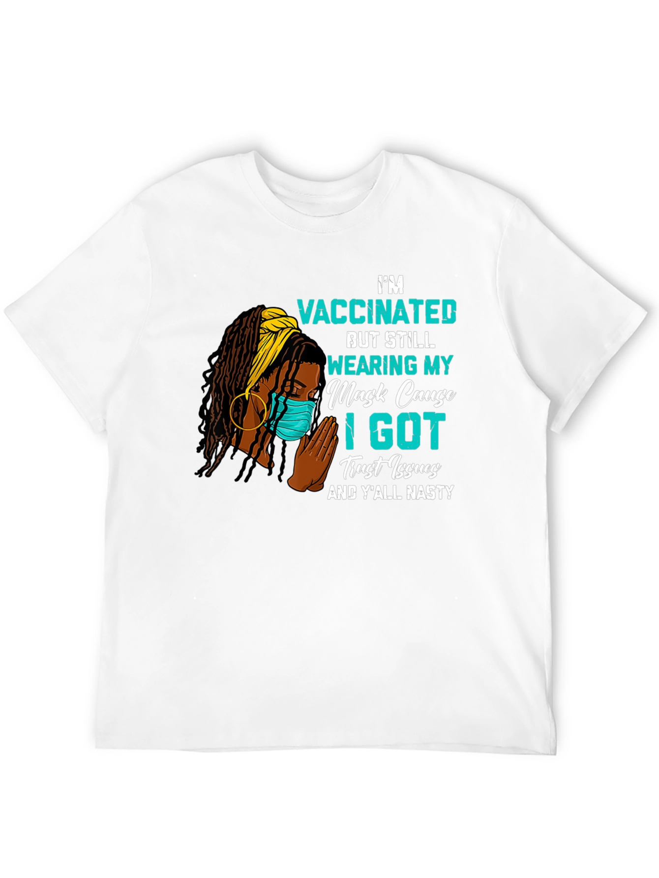 Vaccinated Trust Issues Graphic Tee
