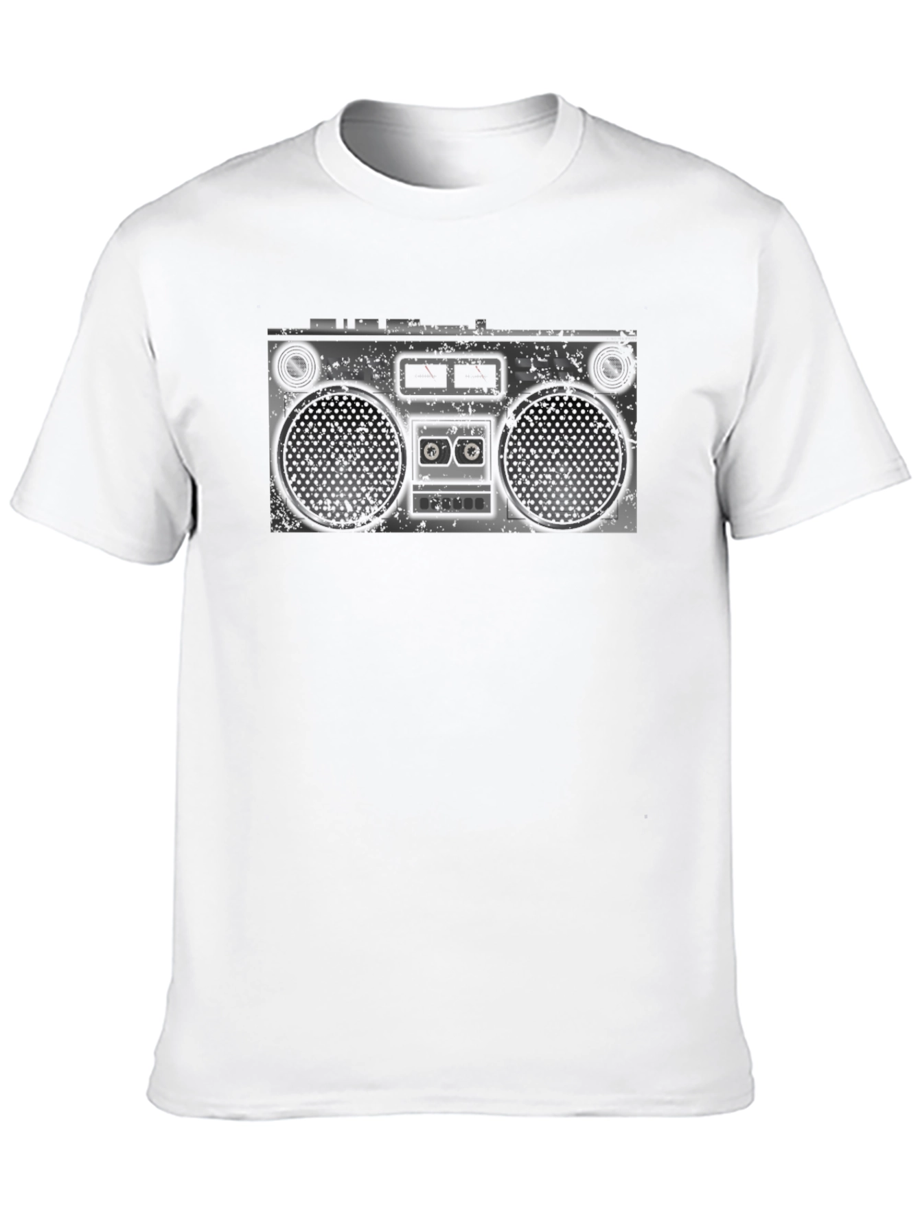 Retro Boombox Graphic T-Shirt