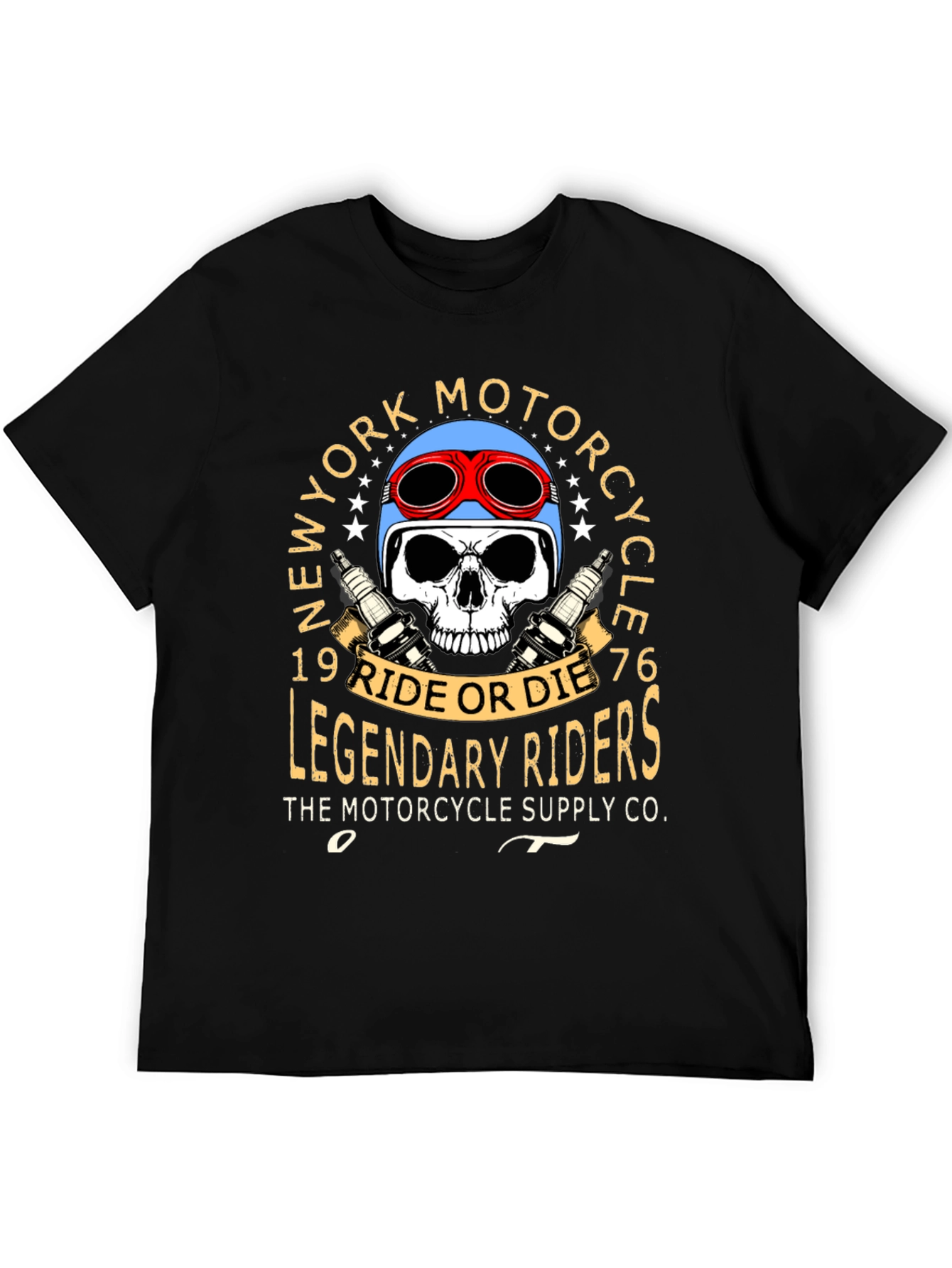 New York Motorcycle Legendary Rider Graphic Tee