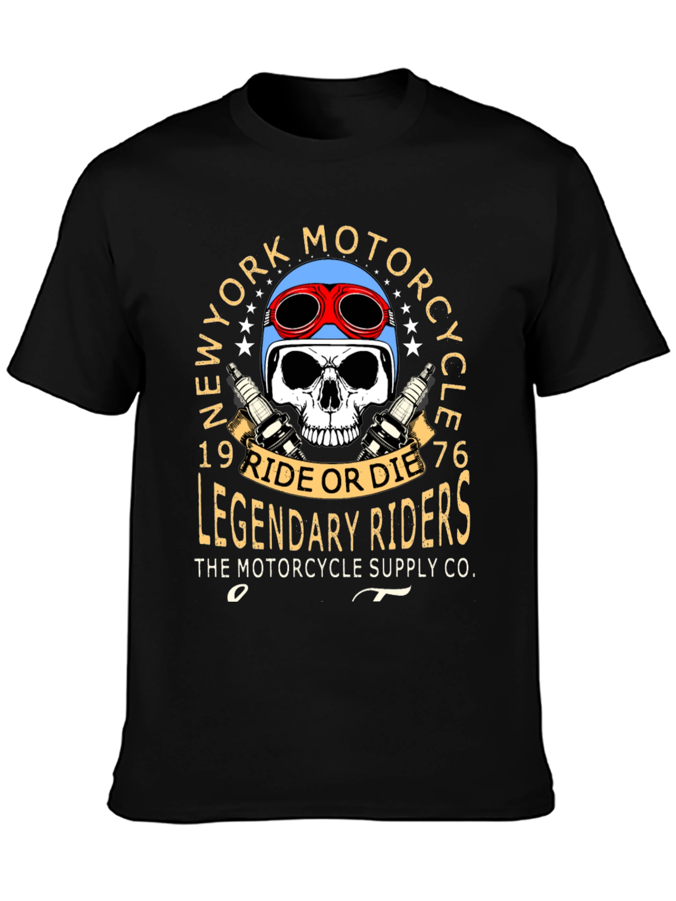 New York Motorcycle Legendary Rider Graphic Tee