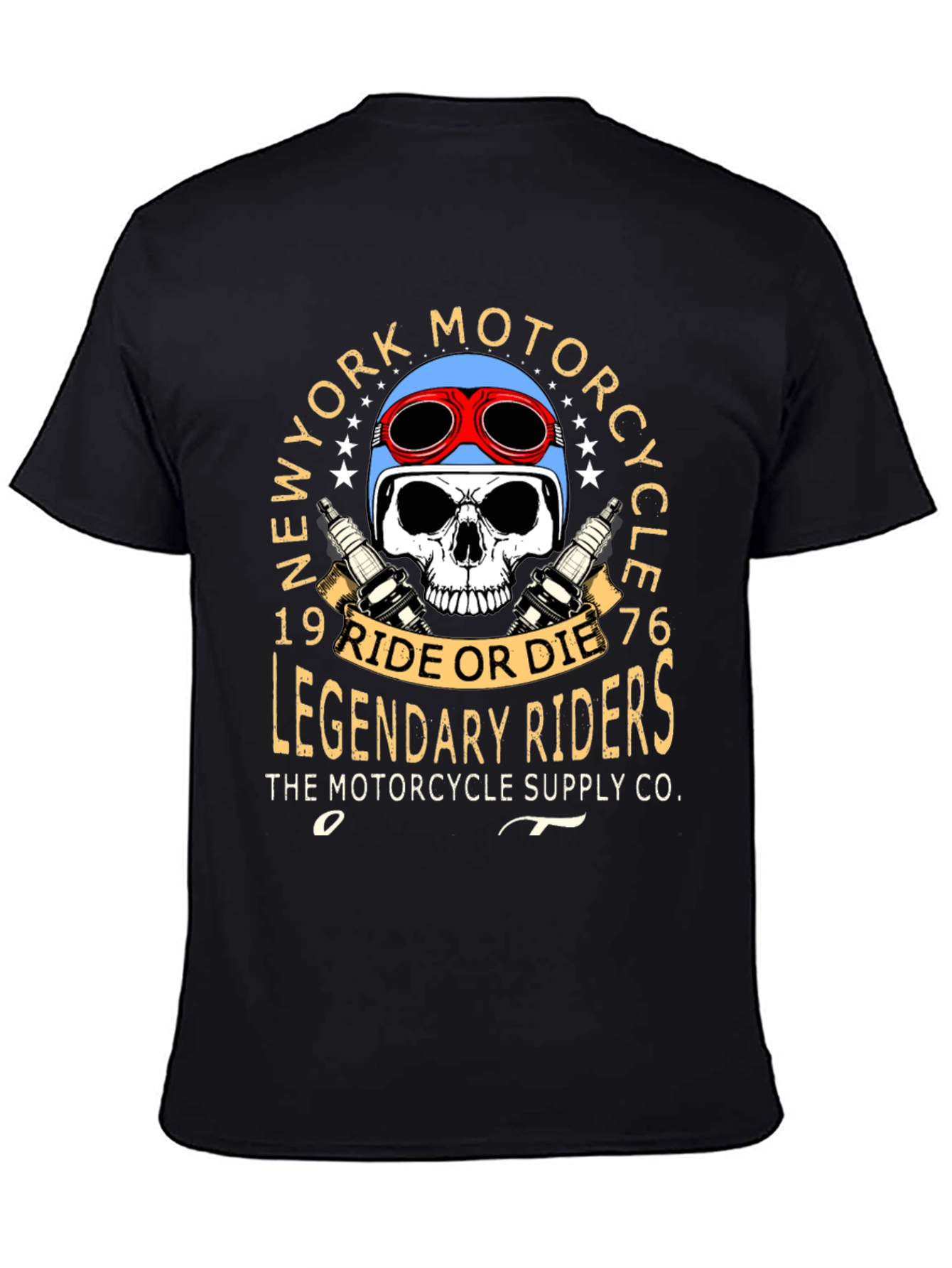 New York Motorcycle Legendary Rider Graphic Tee