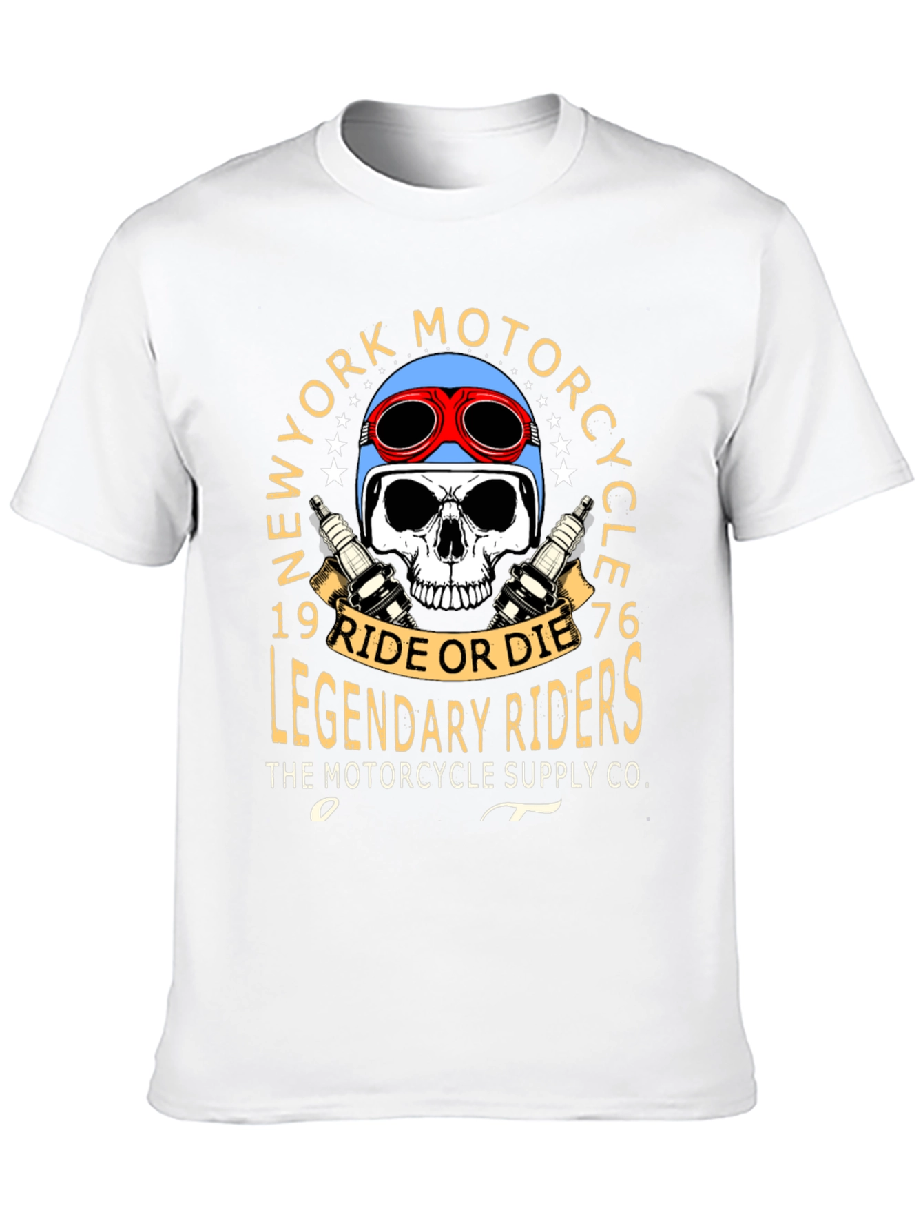 New York Motorcycle Legendary Rider Graphic Tee
