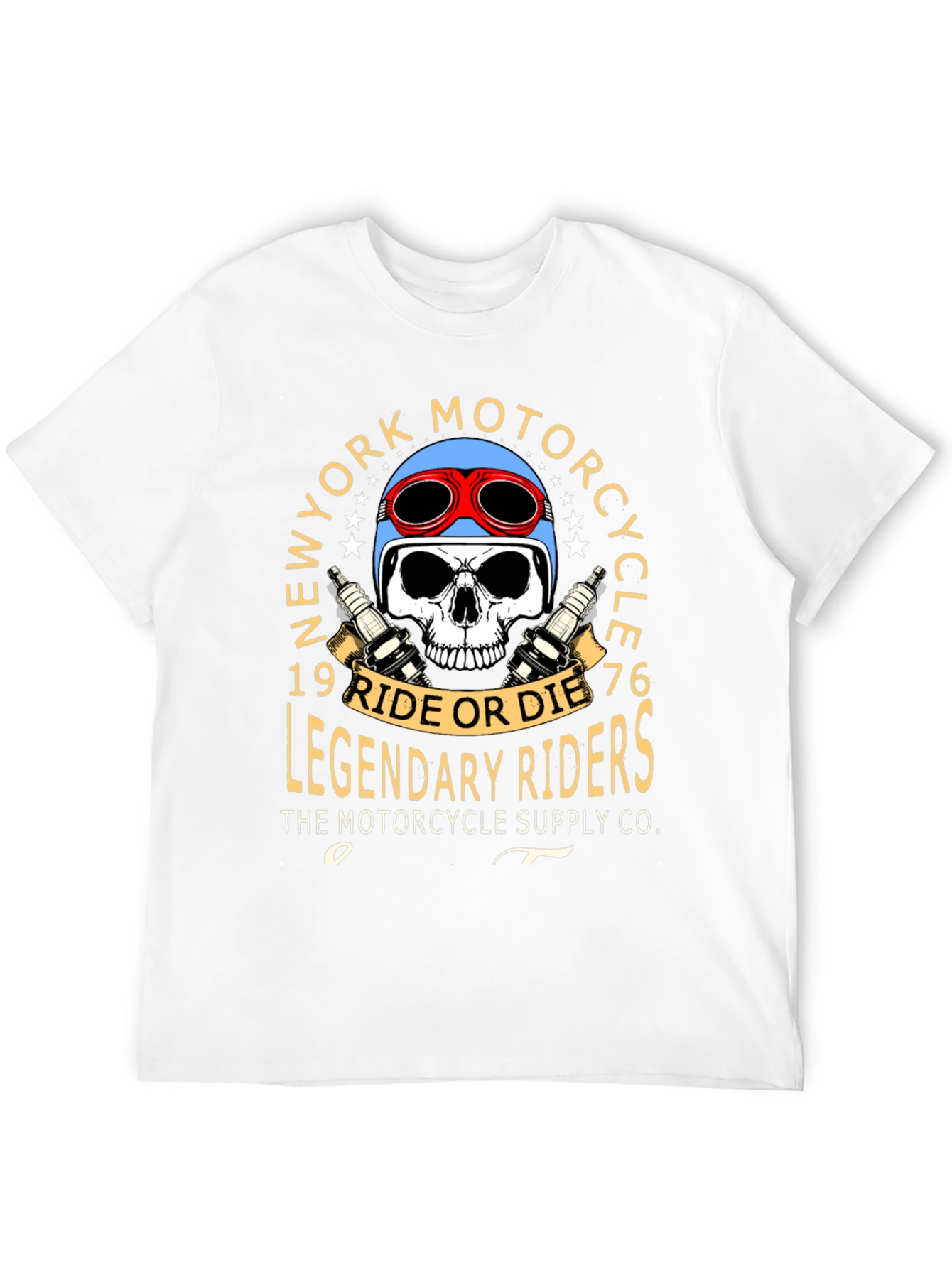 New York Motorcycle Legendary Rider Graphic Tee