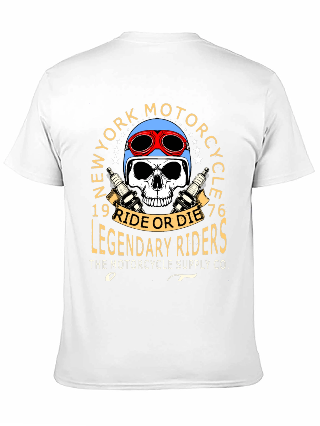 New York Motorcycle Legendary Rider Graphic Tee