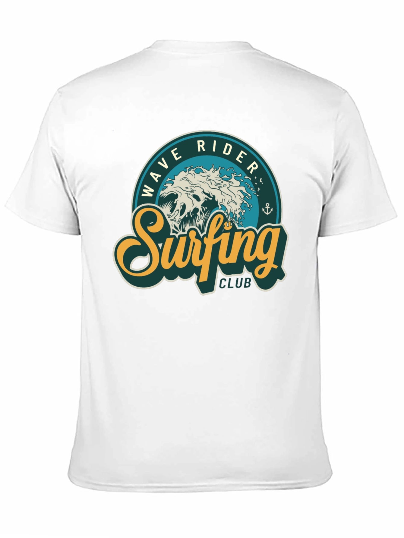 Wave Rider Surfing Club Black T-Shirt