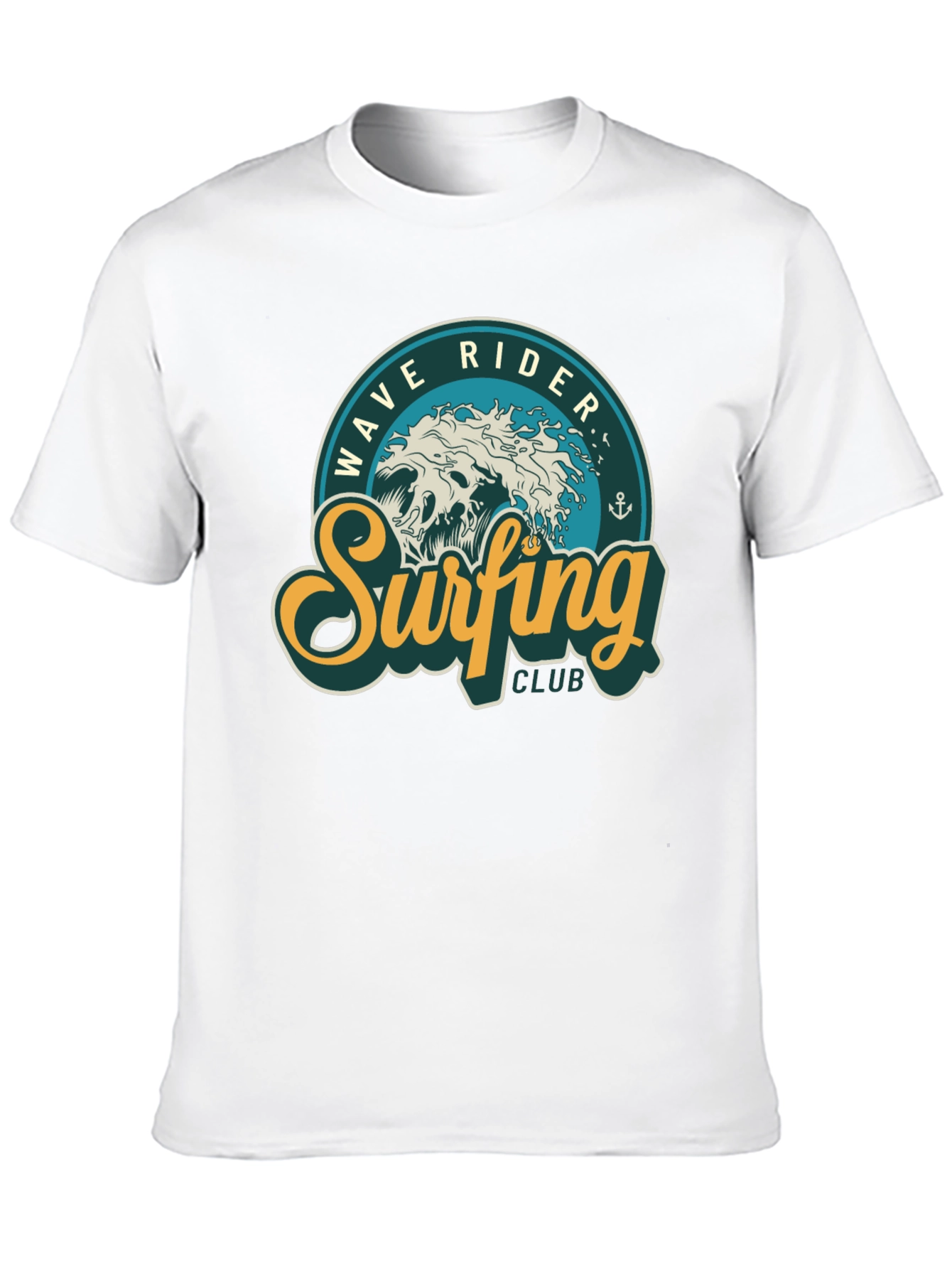 Wave Rider Surfing Club Black T-Shirt