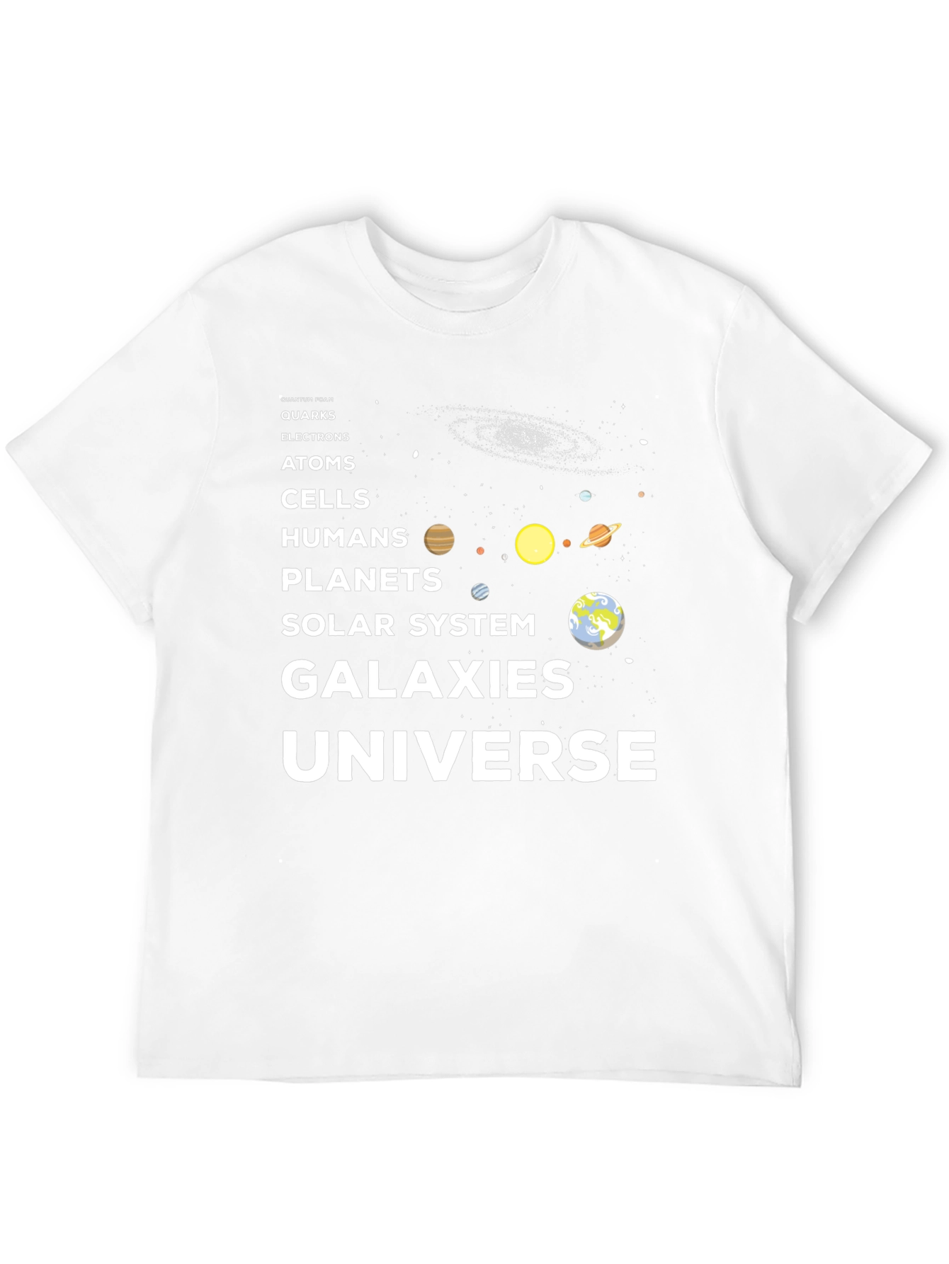 Universe Evolution Graphic T-Shirt - Black