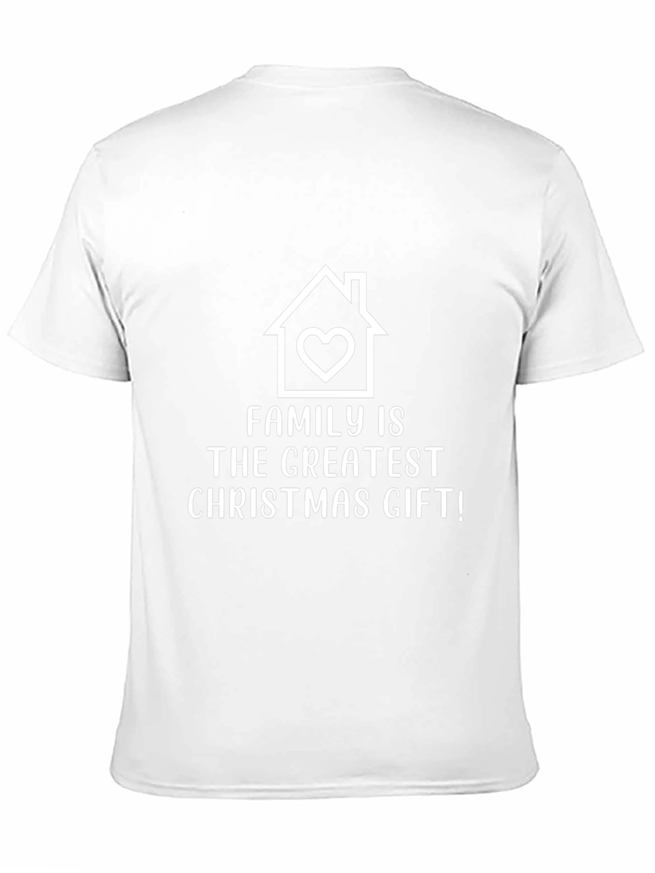 Family Christmas Gift T-Shirt - Black