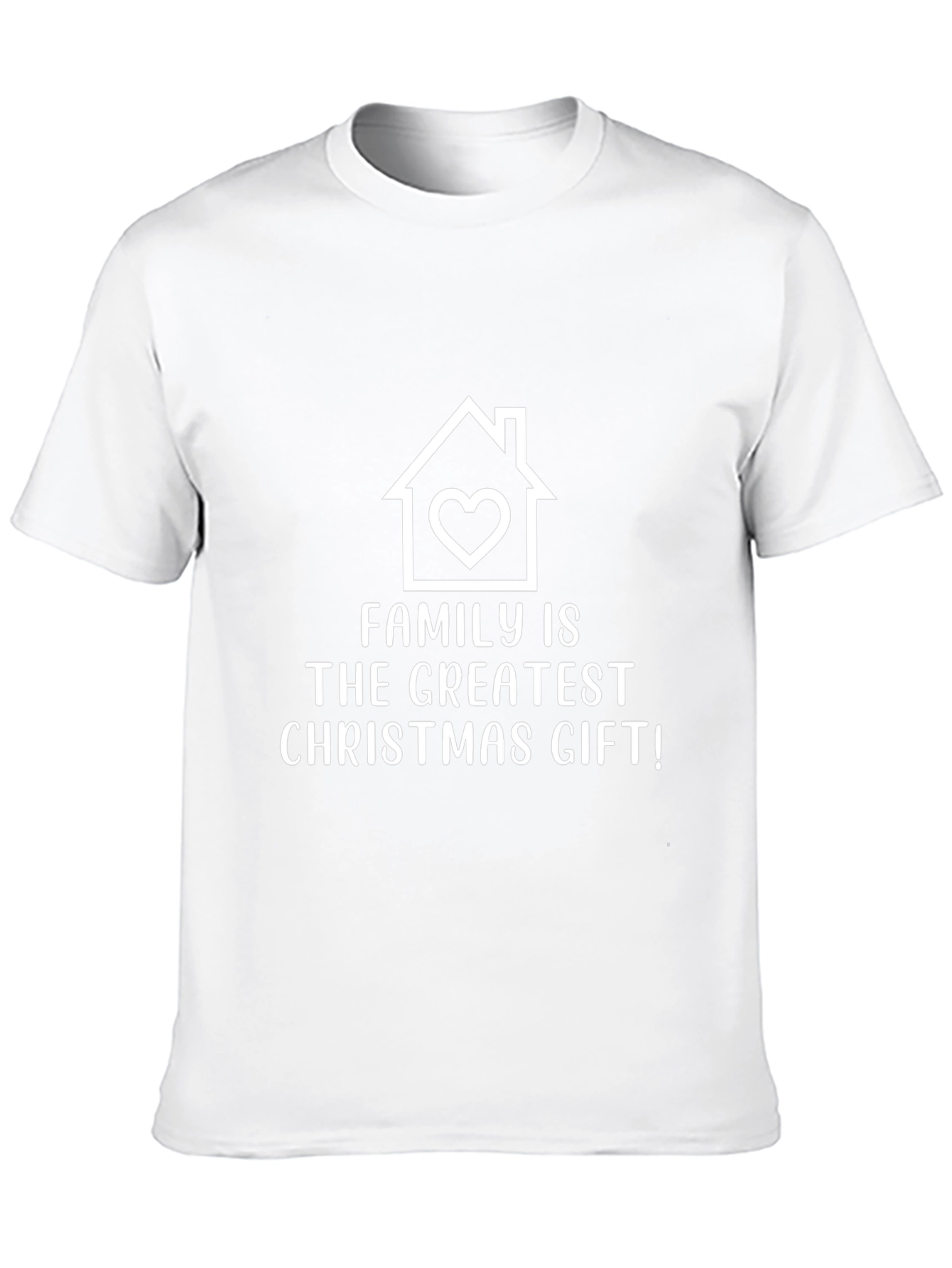 Family Christmas Gift T-Shirt - Black