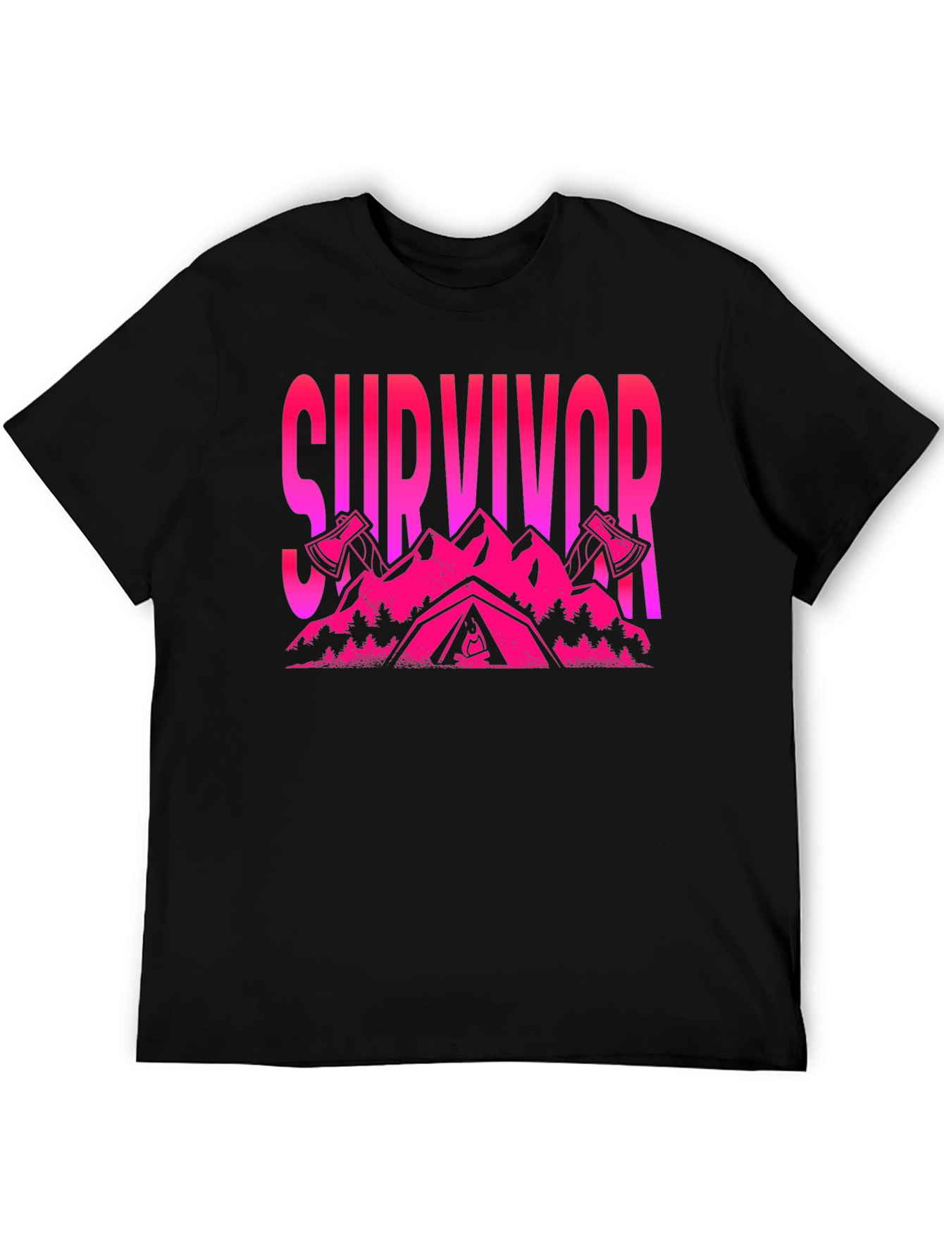 Survivor Graphic Tee - Outdoor Adventure T-Shirt