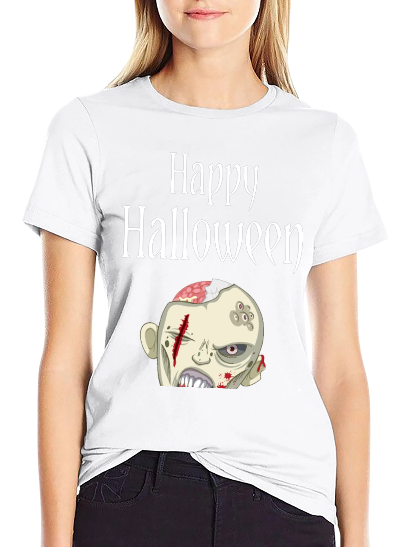 Happy Halloween Zombie T-Shirt