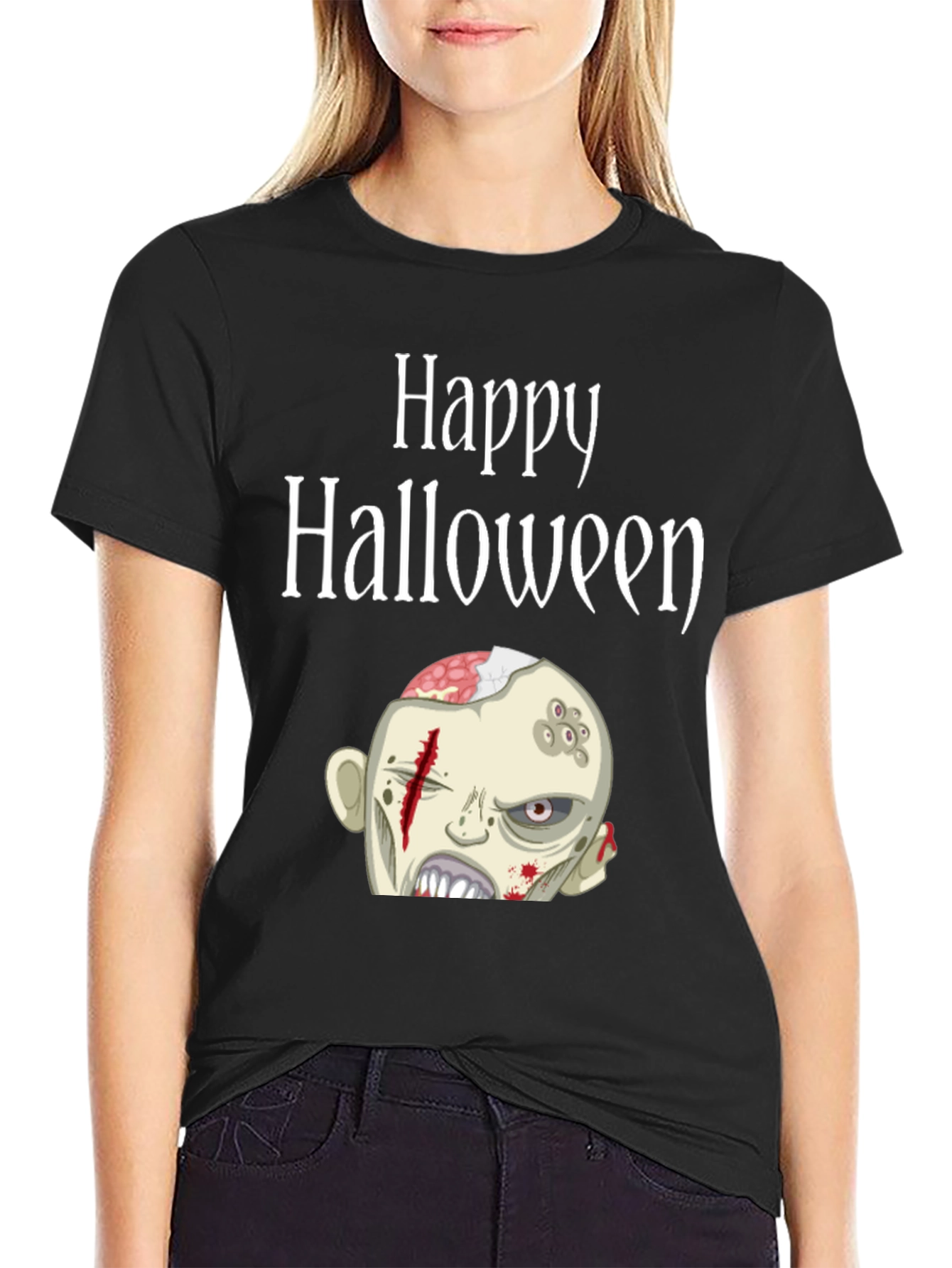Happy Halloween Zombie T-Shirt
