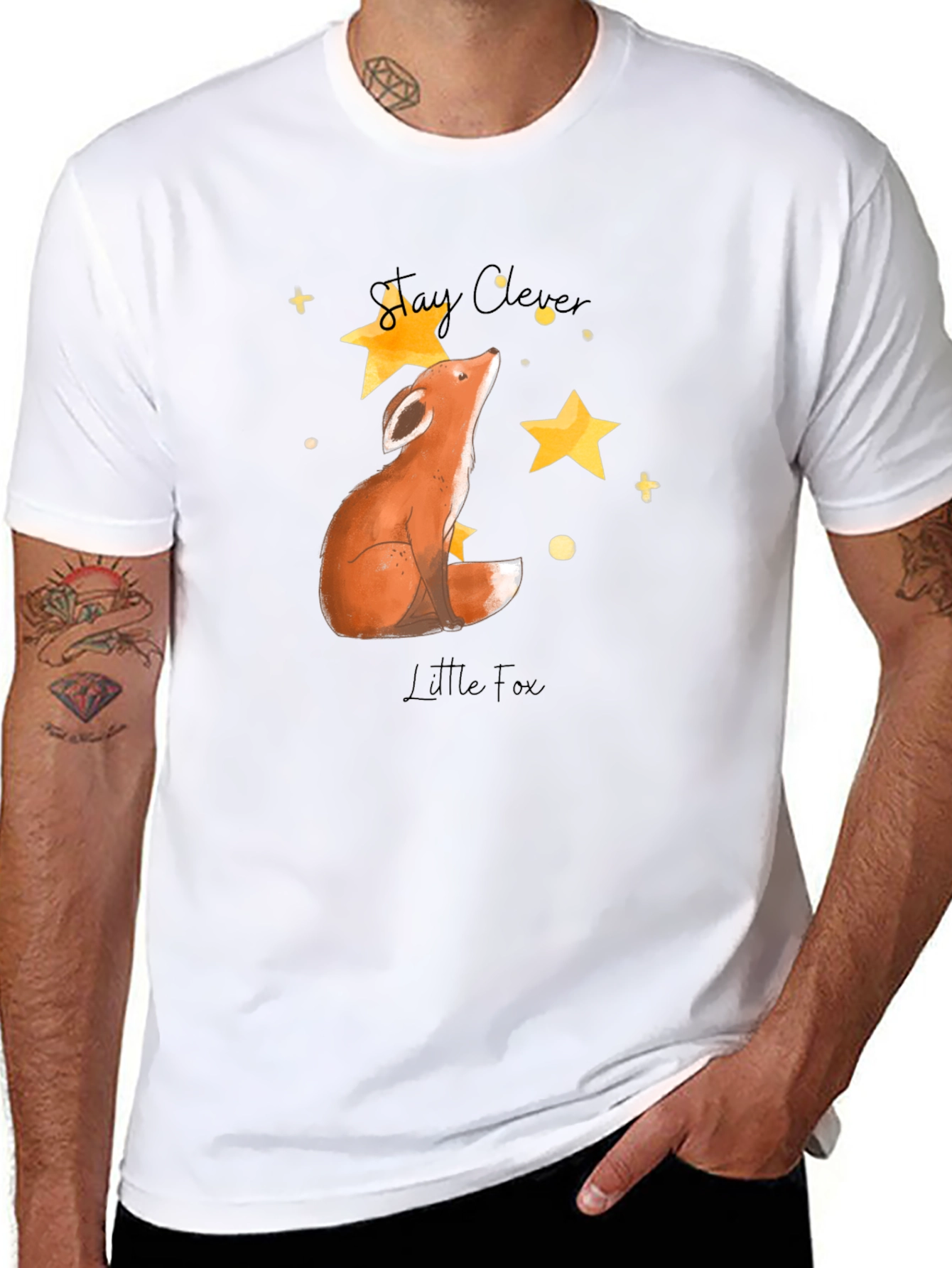 Stay Clever Little Fox Graphic Tee