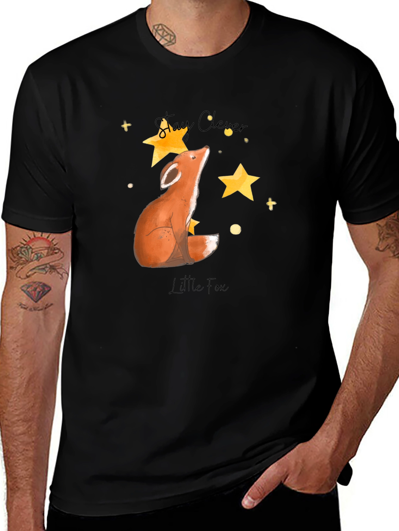 Stay Clever Little Fox Graphic Tee