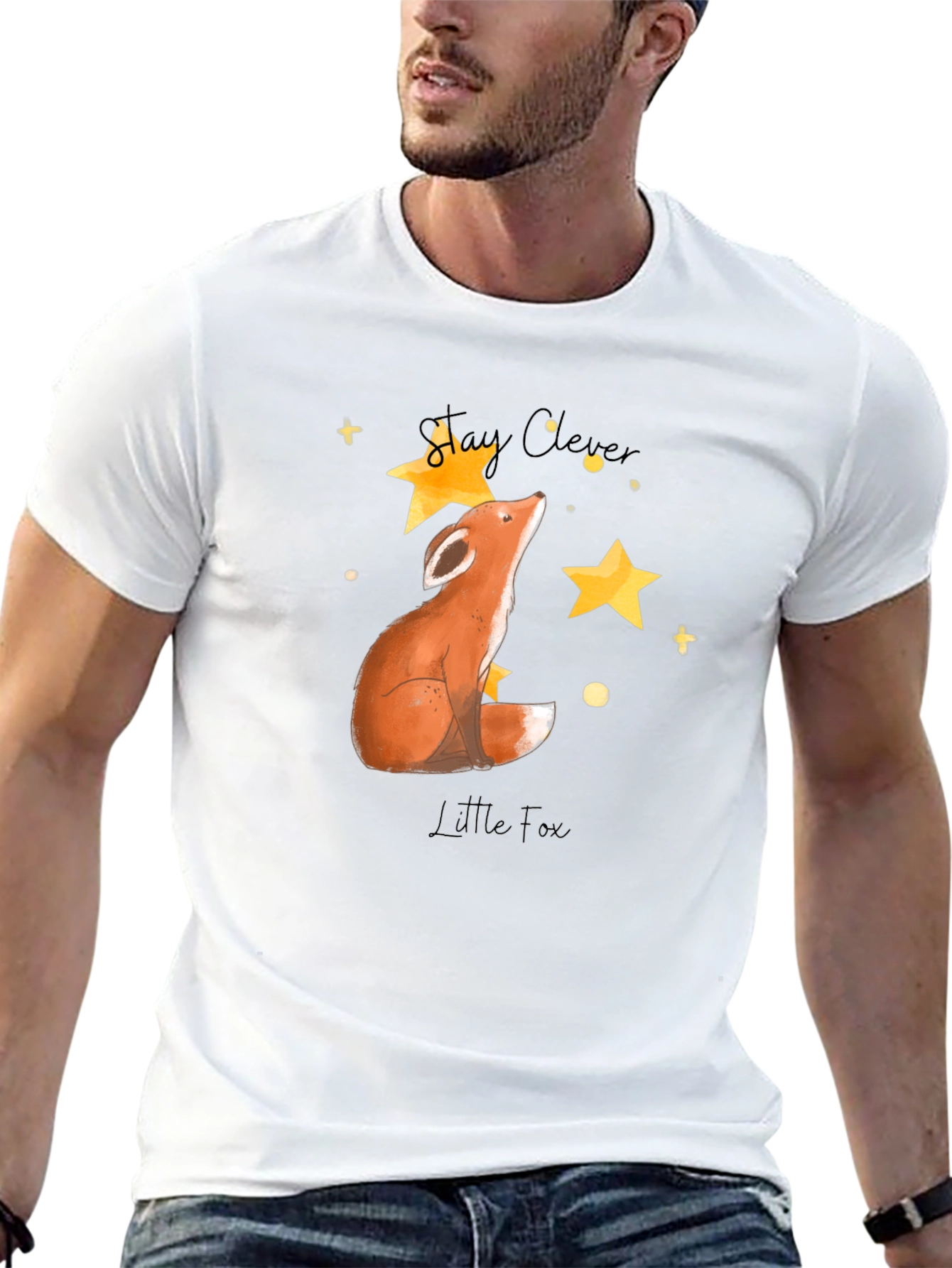 Stay Clever Little Fox Graphic Tee