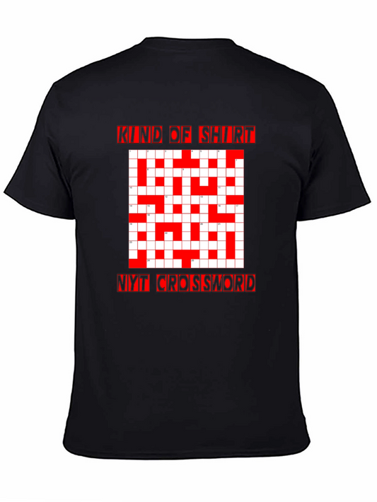 Kind of Shirt NYT Crossword Black Tee