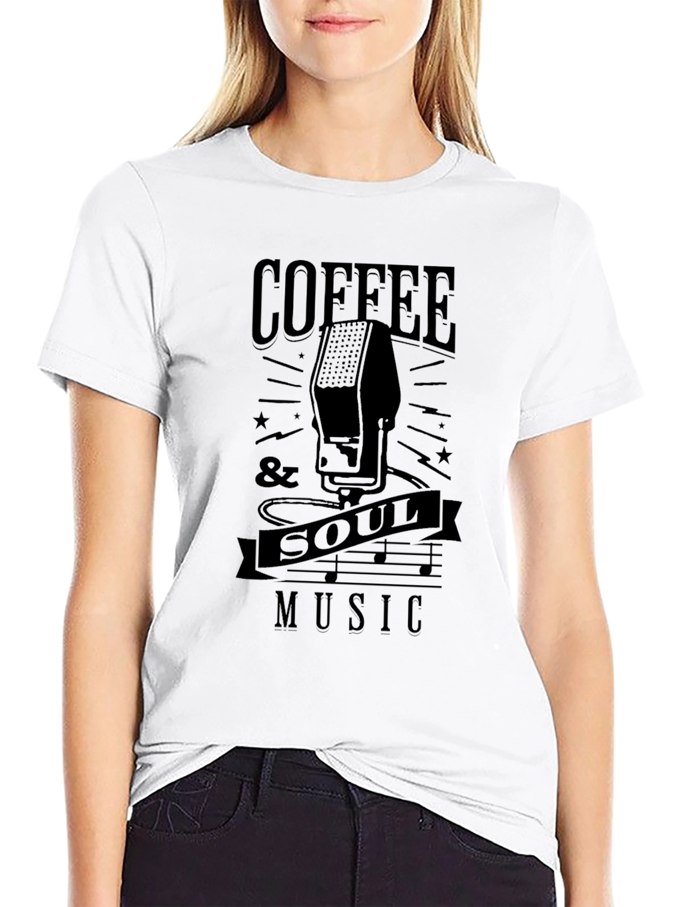 Coffee & Soul Music Graphic Tee