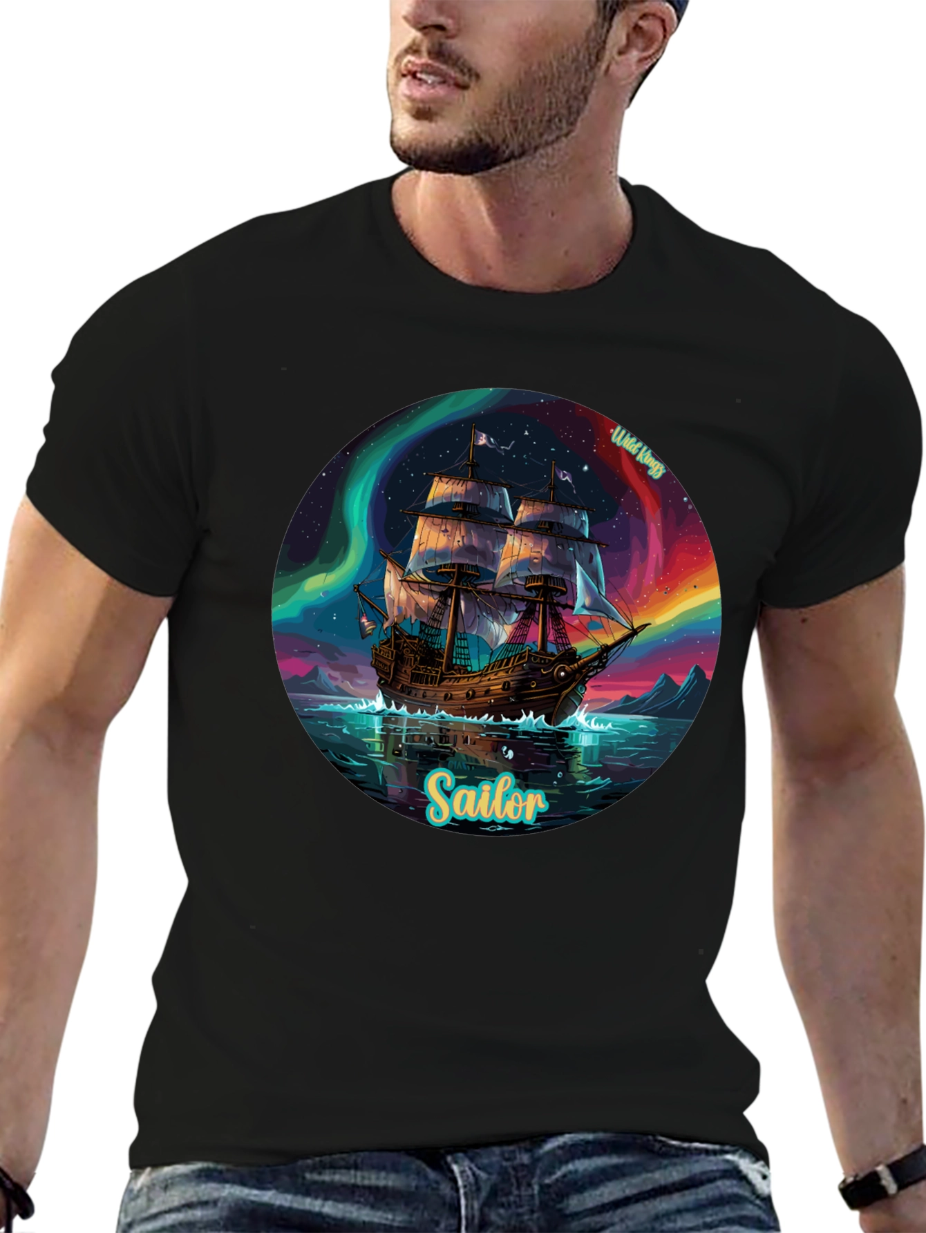 Sailor Ship Graphic Tee - Wild Kings Design