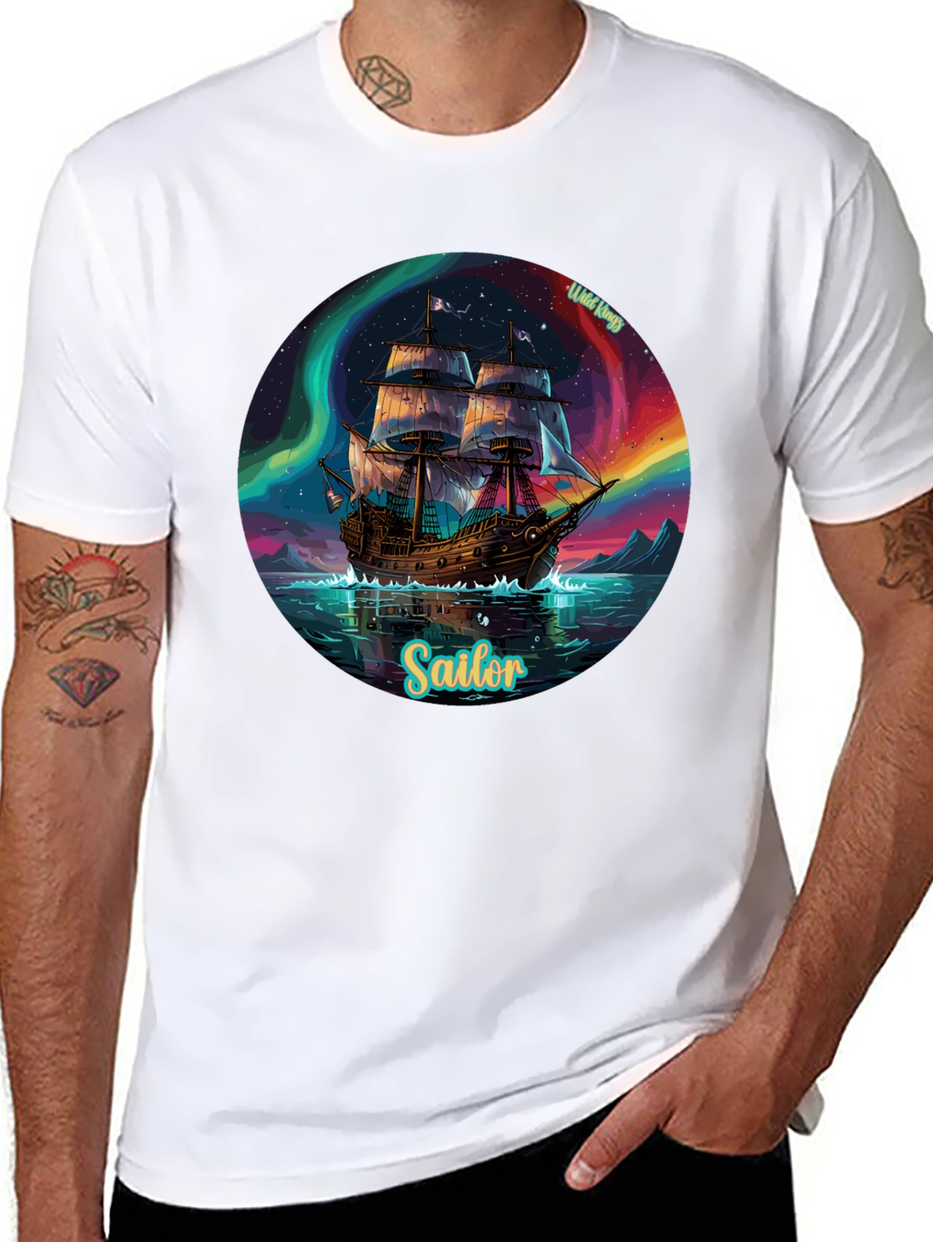Sailor Ship Graphic Tee - Wild Kings Design