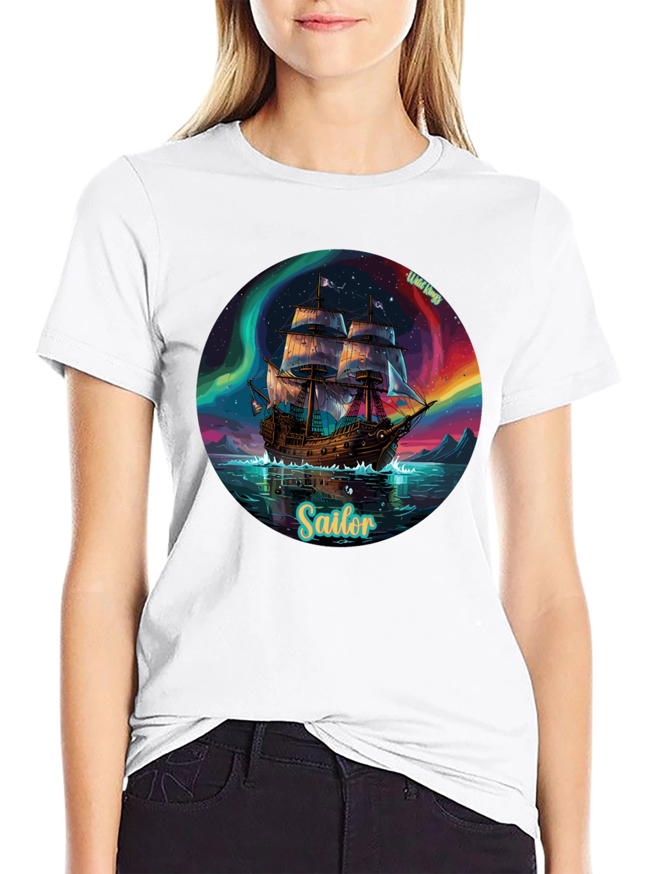 Sailor Ship Graphic Tee - Wild Kings Design