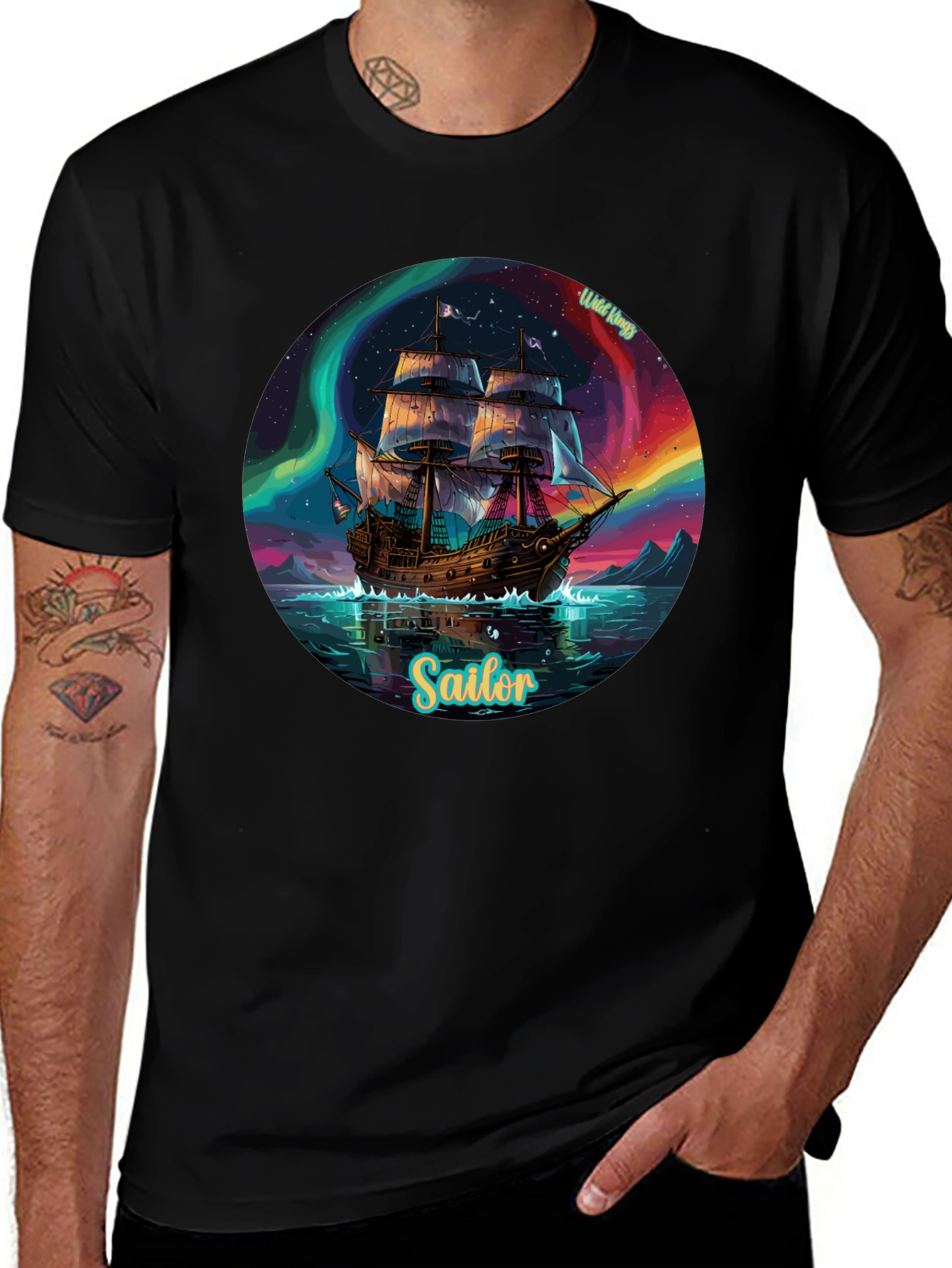 Sailor Ship Graphic Tee - Wild Kings Design