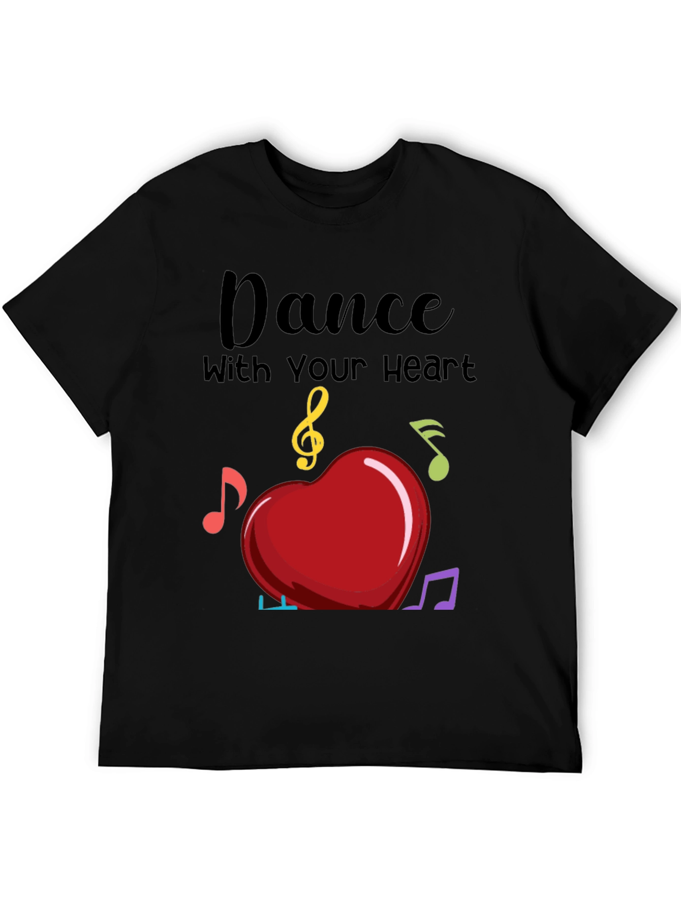 Dance with Your Heart T-Shirt - Musical Heart Tee