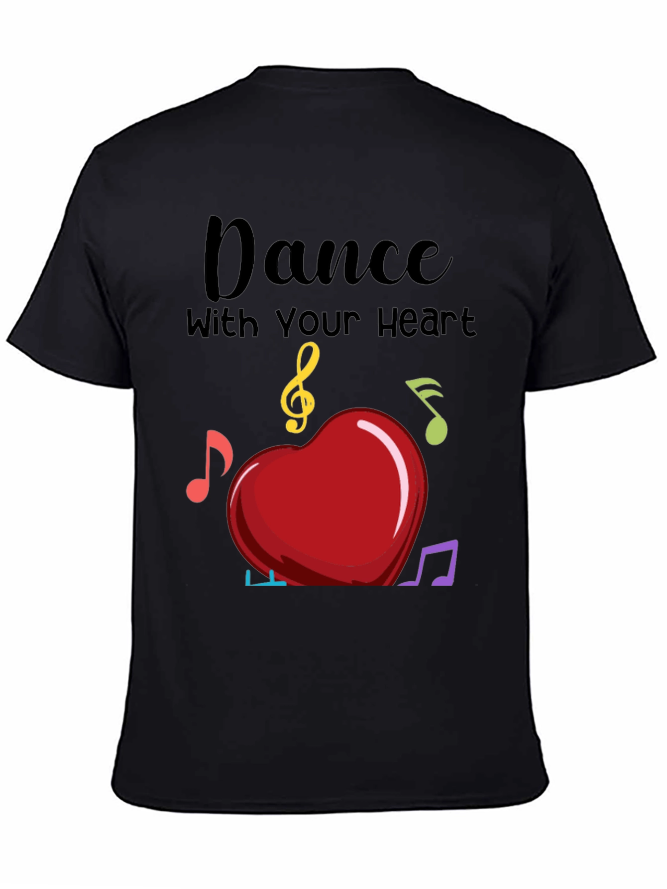 Dance with Your Heart T-Shirt - Musical Heart Tee
