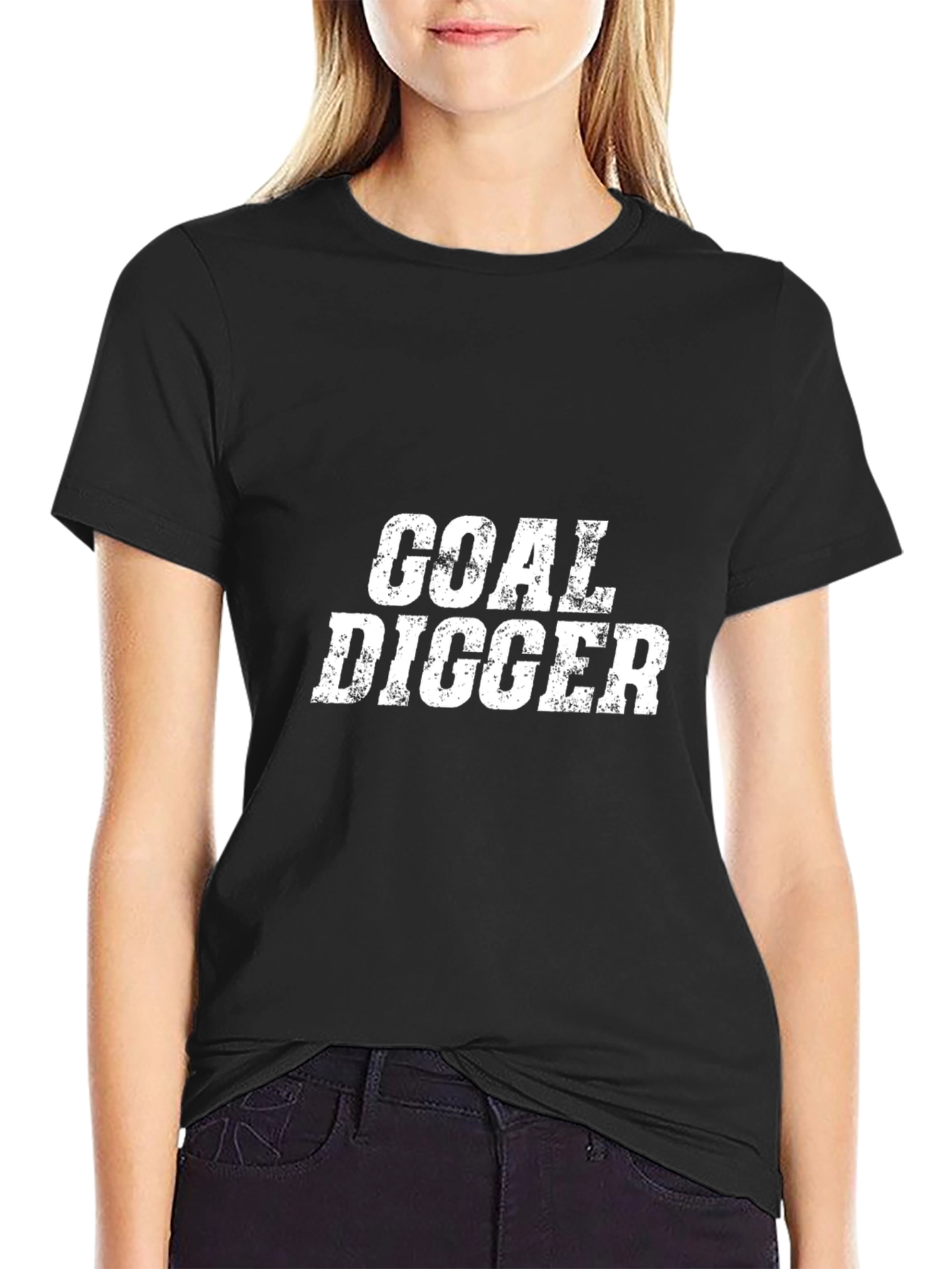 Goal Digger Graphic Tee - Black