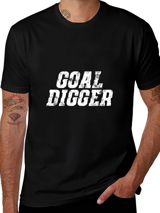 Goal Digger Graphic Tee - Black