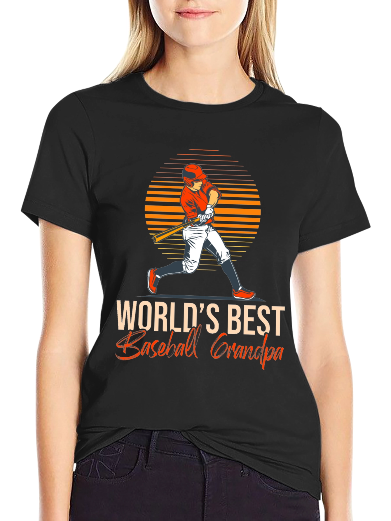 Worlds Best Baseball Grandpa T-Shirt