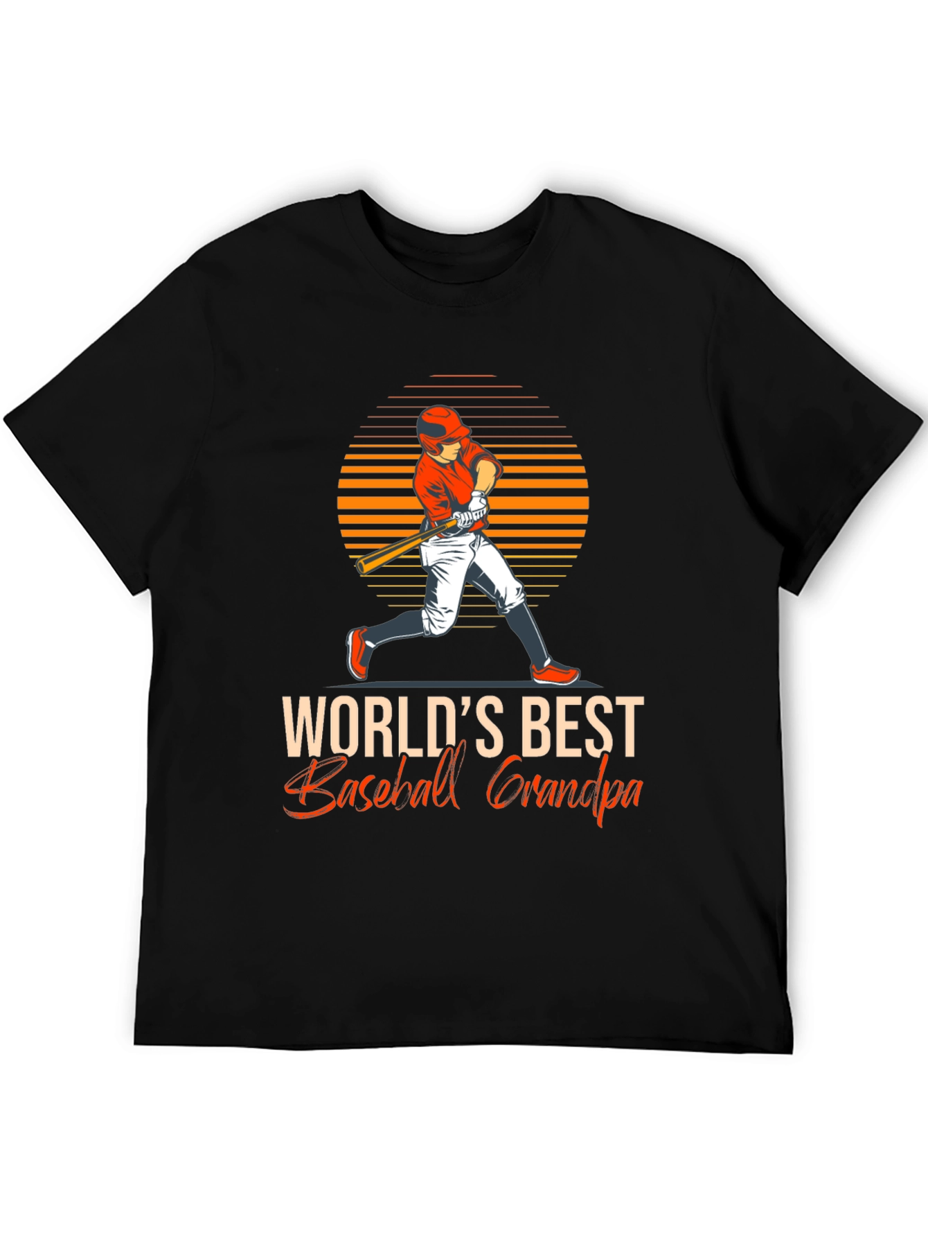 Worlds Best Baseball Grandpa T-Shirt