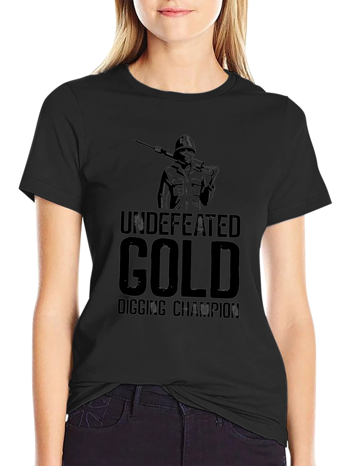 Undefeated Gold Digging Champion T-Shirt